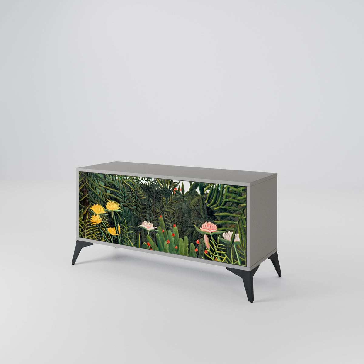 VIRGIN FOREST WITH SUNSET Mueble de TV Compacto de 2 puertas