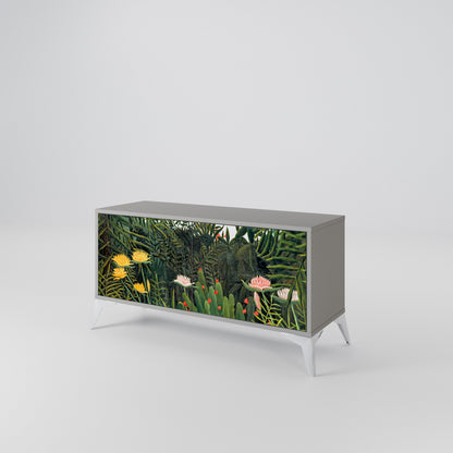 VIRGIN FOREST WITH SUNSET Mueble de TV Compacto de 2 puertas