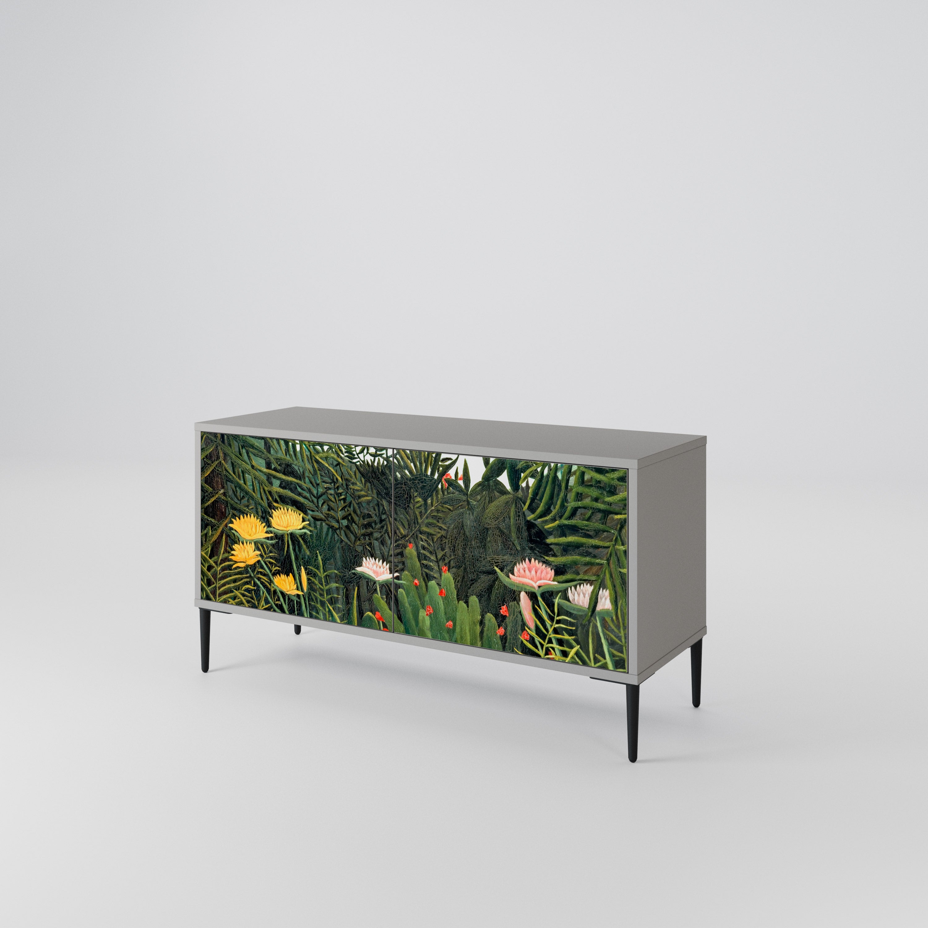 VIRGIN FOREST WITH SUNSET Mueble de TV Compacto de 2 puertas