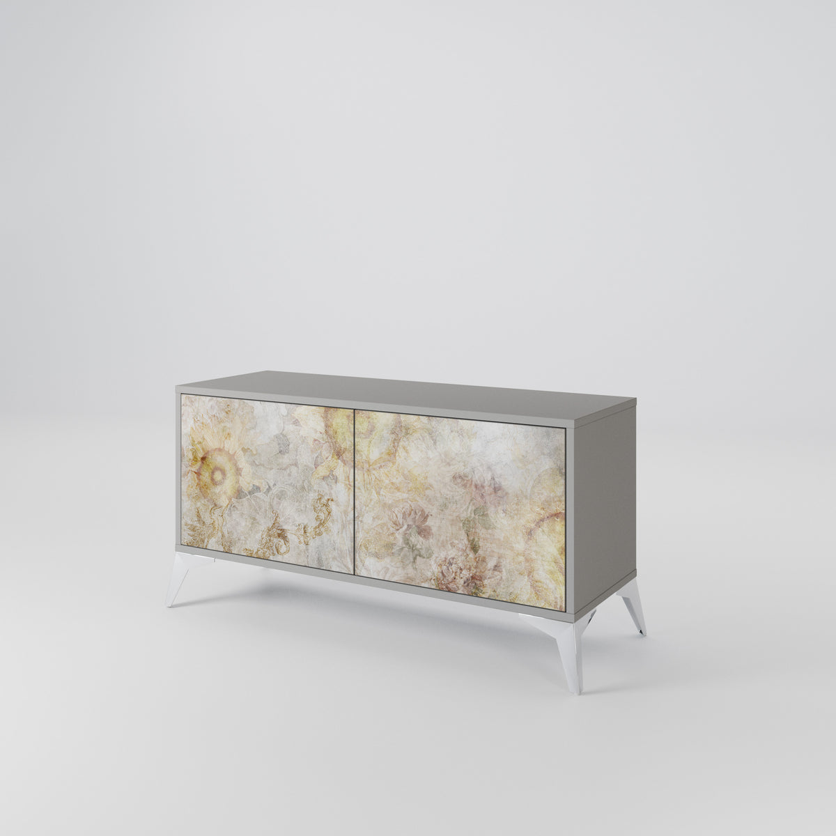 SUNFLOWER BLUR Mueble de TV Compacto de 2 puertas