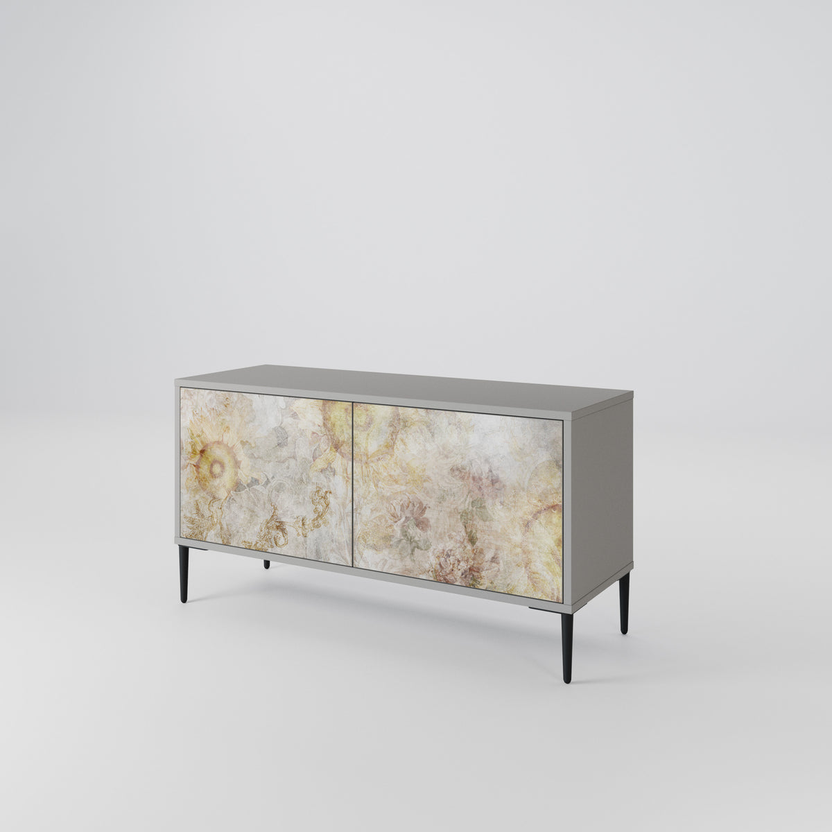 SUNFLOWER BLUR Mueble de TV Compacto de 2 puertas