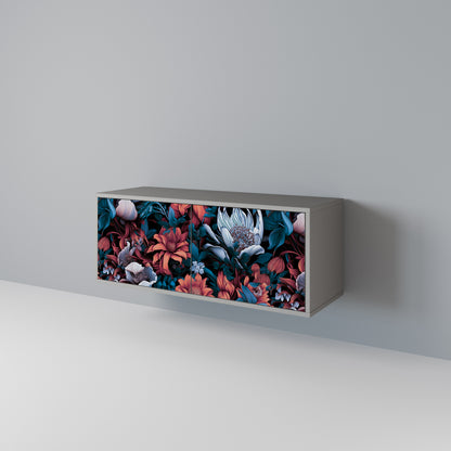 ETHEREAL BLOSSOMS Mueble de TV Compacto de 2 puertas