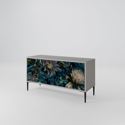 TWILIGHT BLOOM Mueble de TV Compacto de 2 puertas
