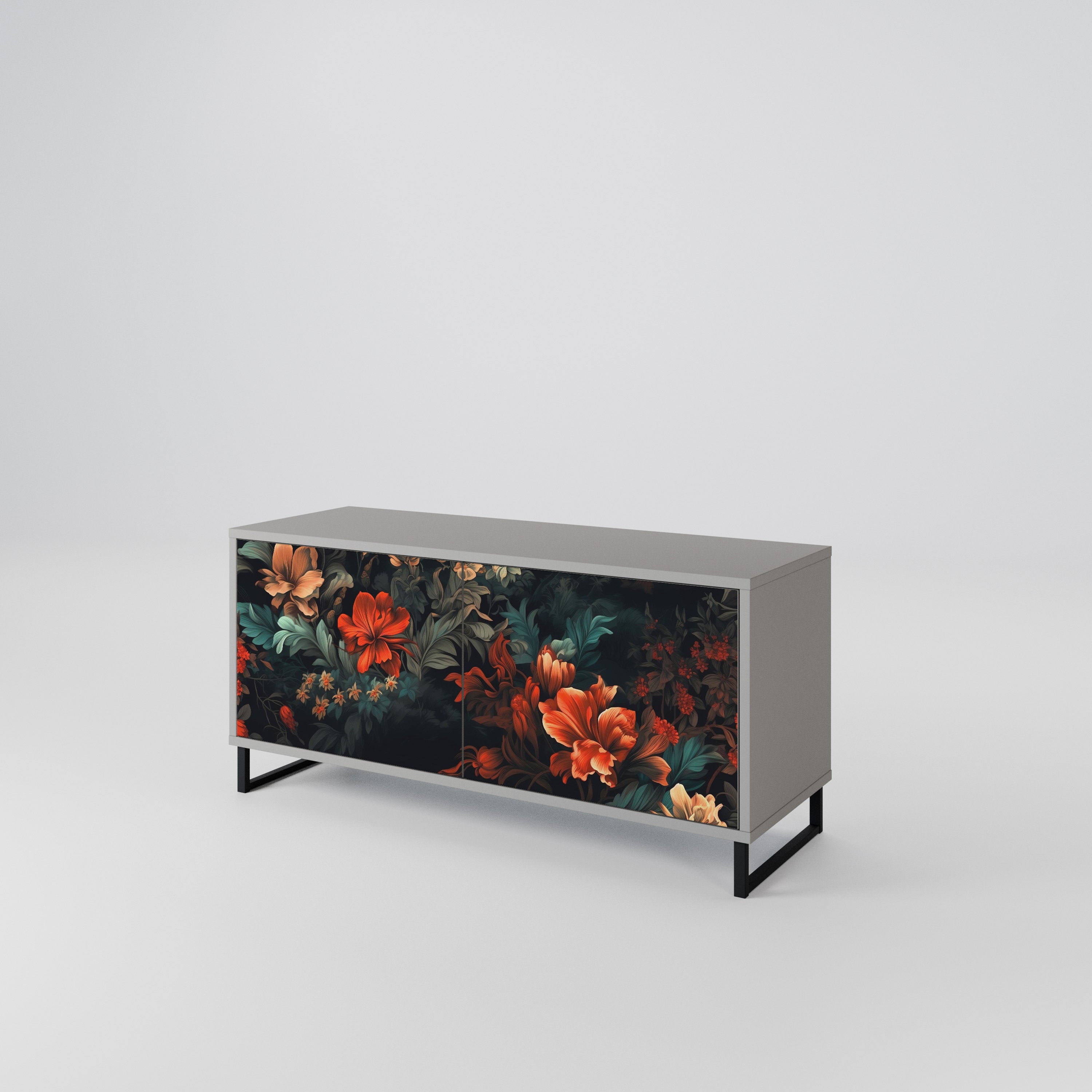 IMAGINARY BLOSSOM Mueble de TV Compacto de 2 puertas