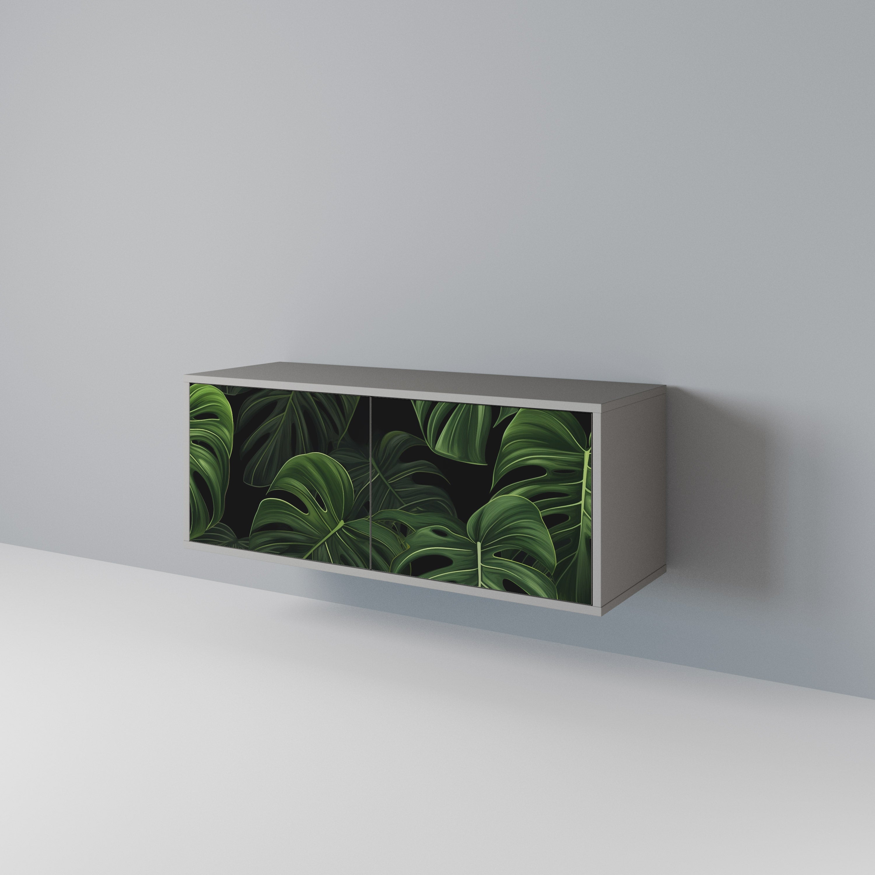 INFINITE MONSTERA Mueble de TV Compacto de 2 puertas