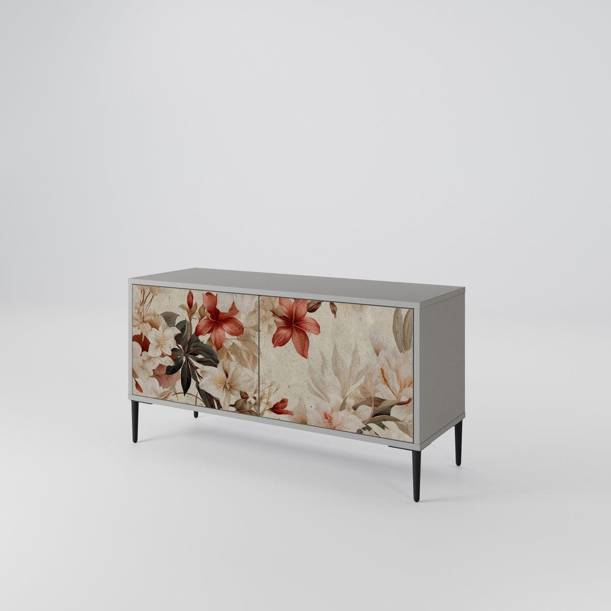 PETAL HARMONY Mueble de TV Compacto de 2 puertas