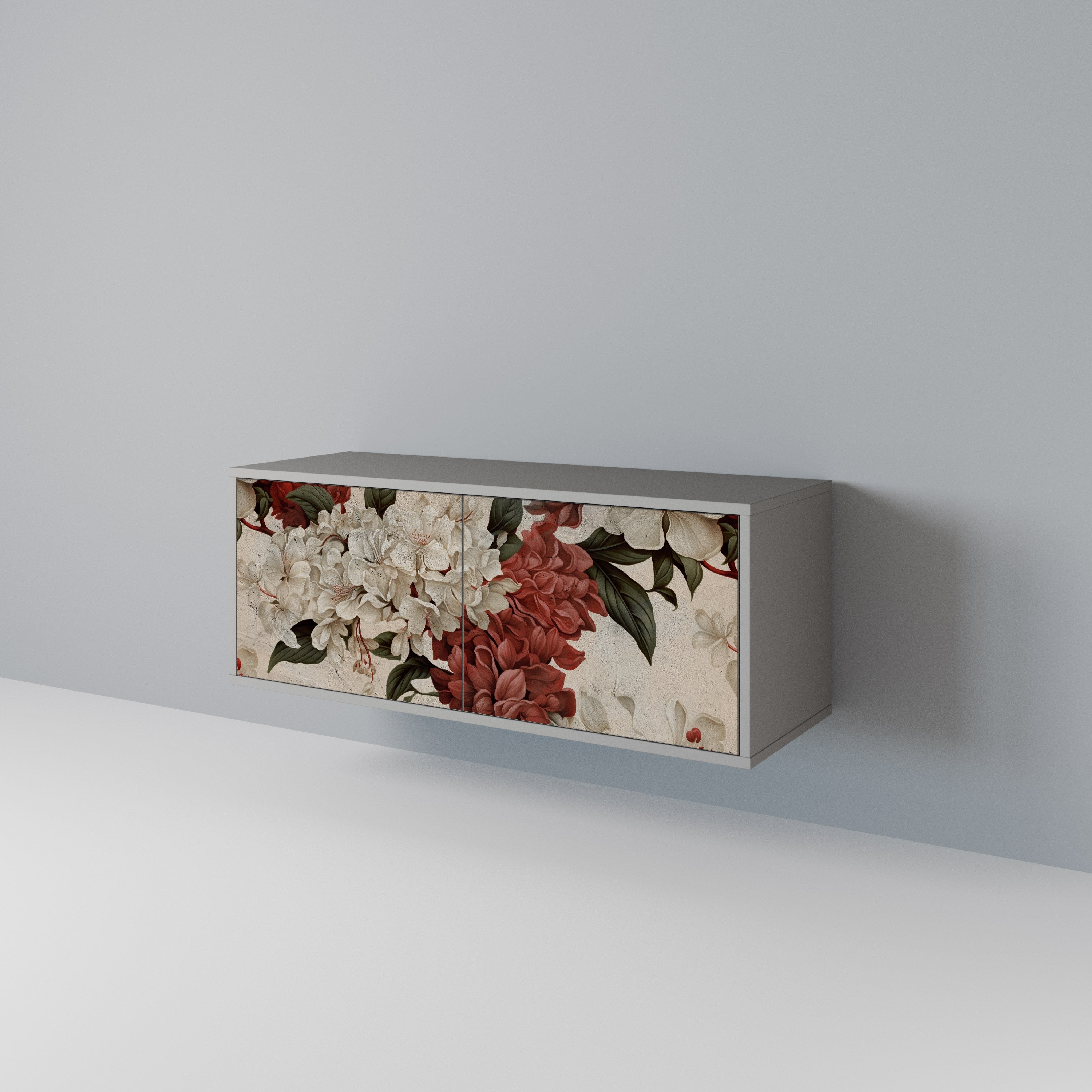 EPHEMERAL DAYS Mueble de TV Compacto de 2 puertas