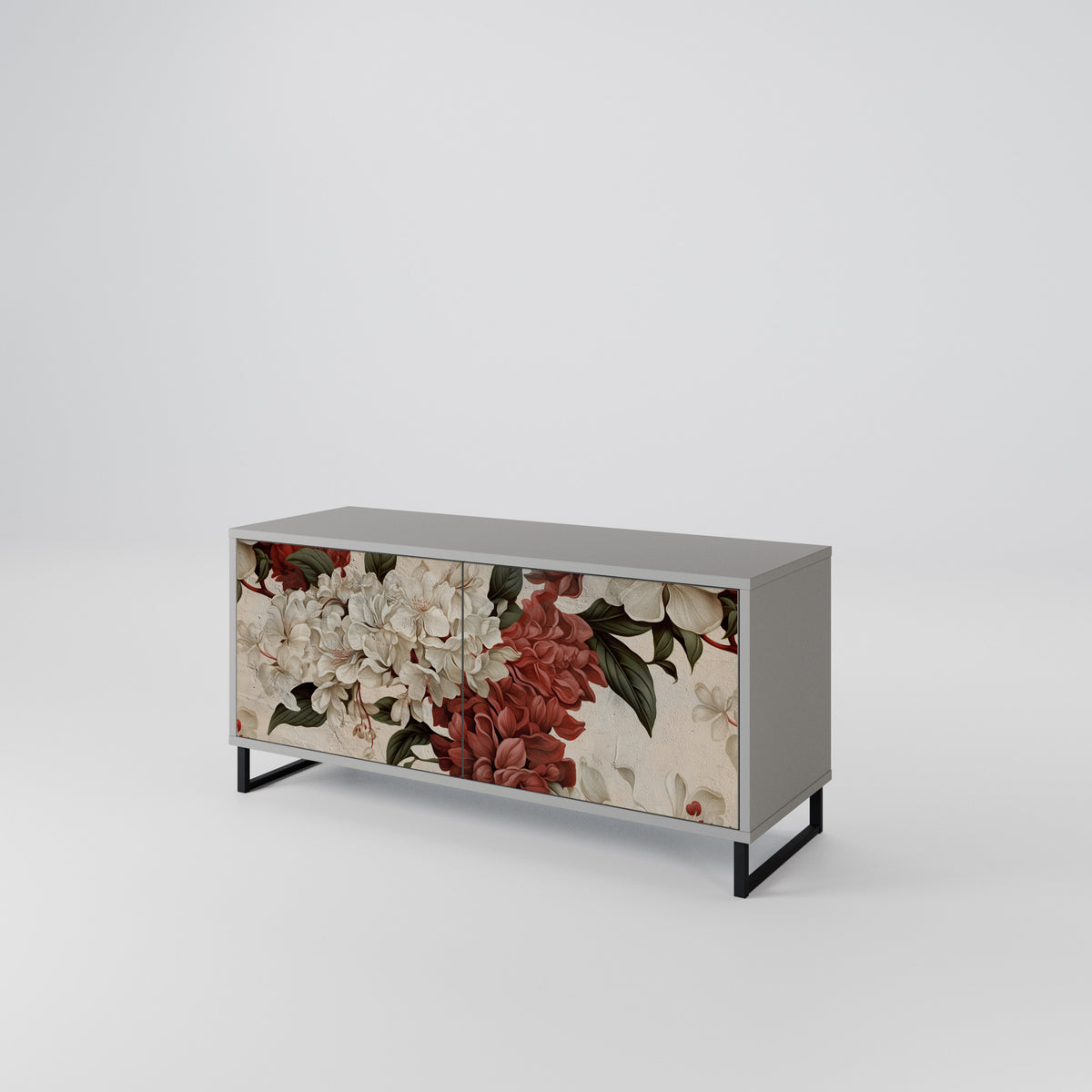 EPHEMERAL DAYS Mueble de TV Compacto de 2 puertas