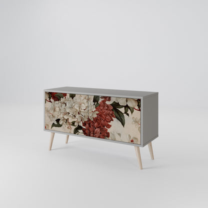 EPHEMERAL DAYS Mueble de TV Compacto de 2 puertas