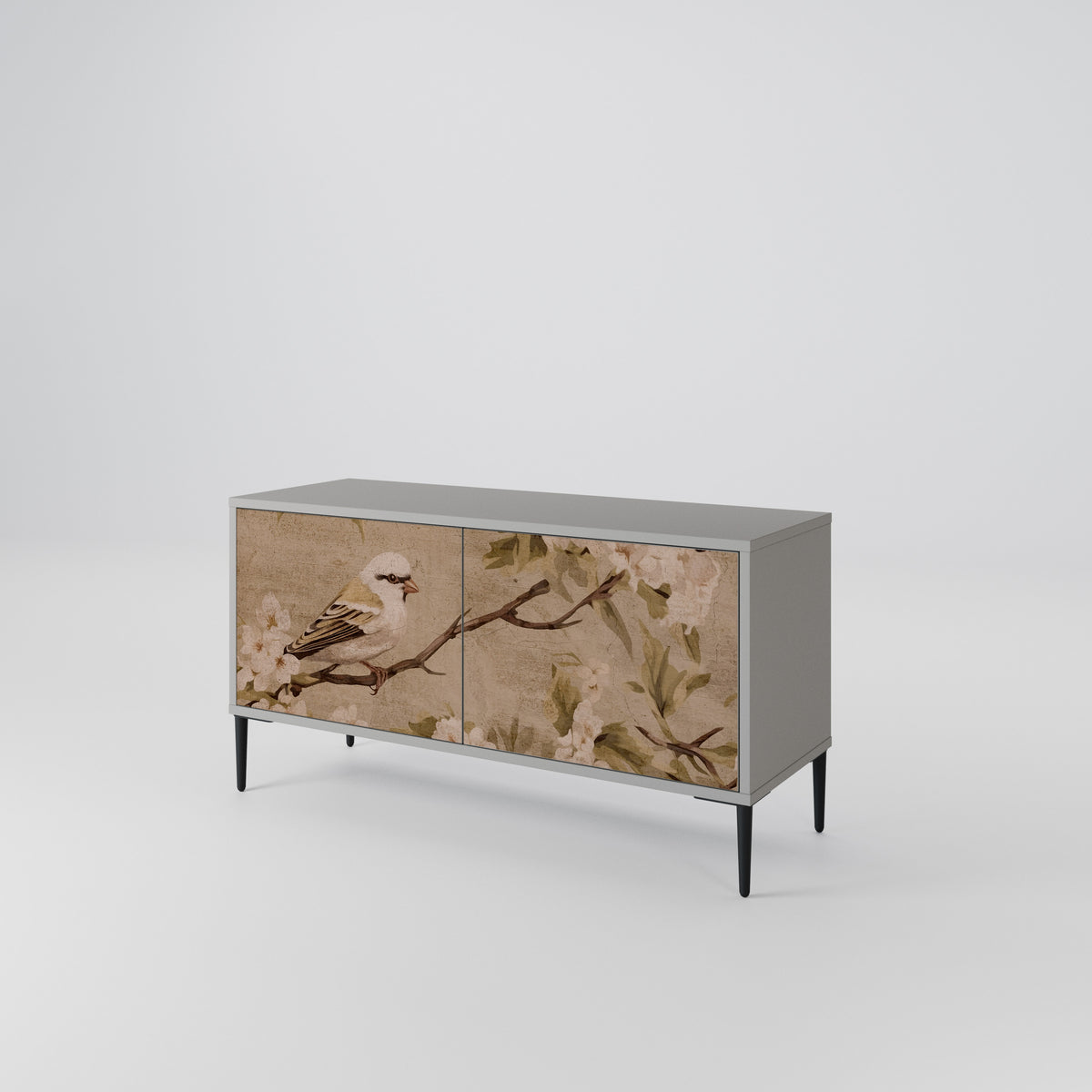 PETAL DISTINGUISH Mueble de TV Compacto de 2 puertas