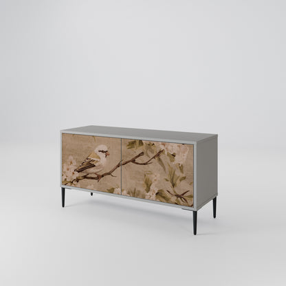 PETAL DISTINGUISH Mueble de TV Compacto de 2 puertas
