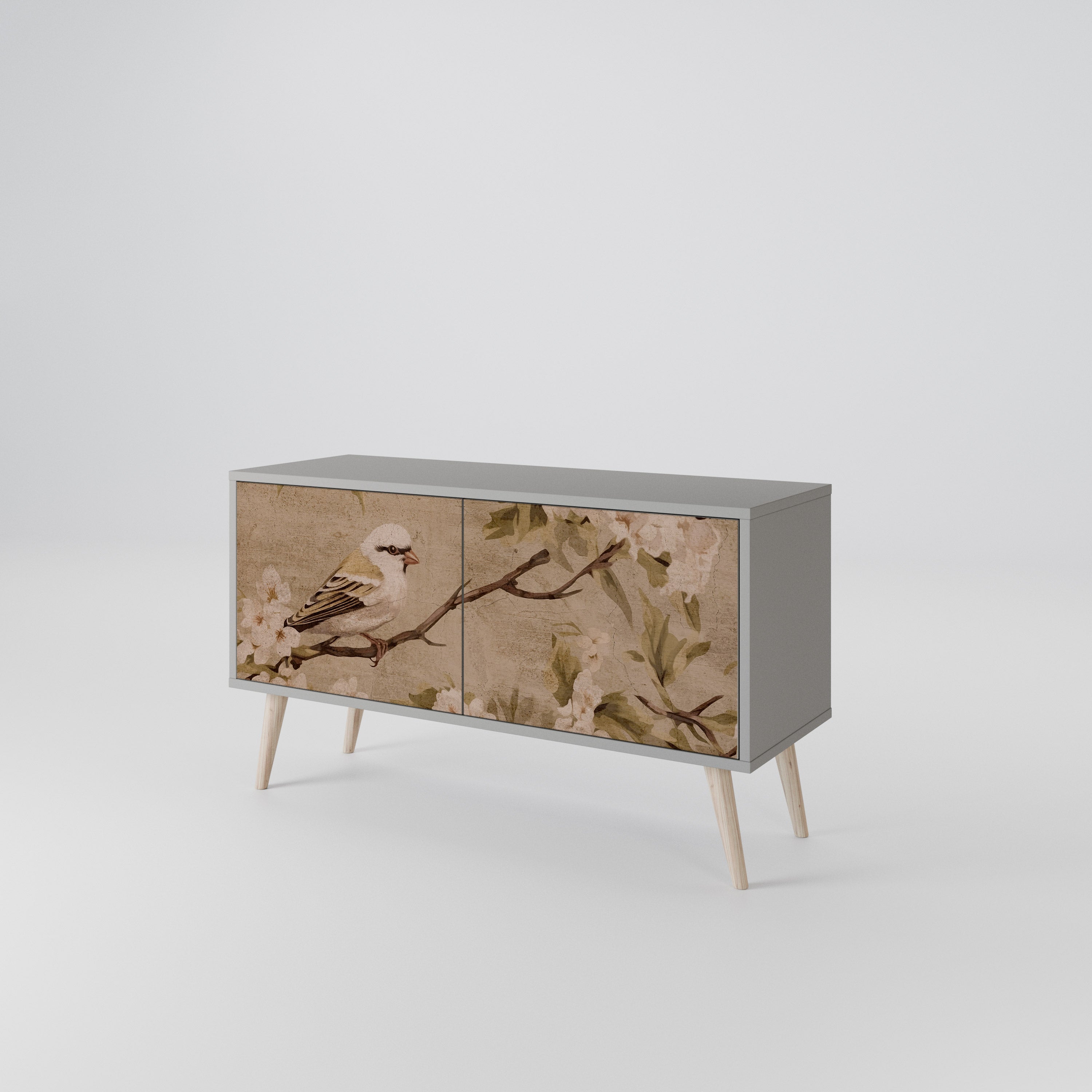 PETAL DISTINGUISH Mueble de TV Compacto de 2 puertas