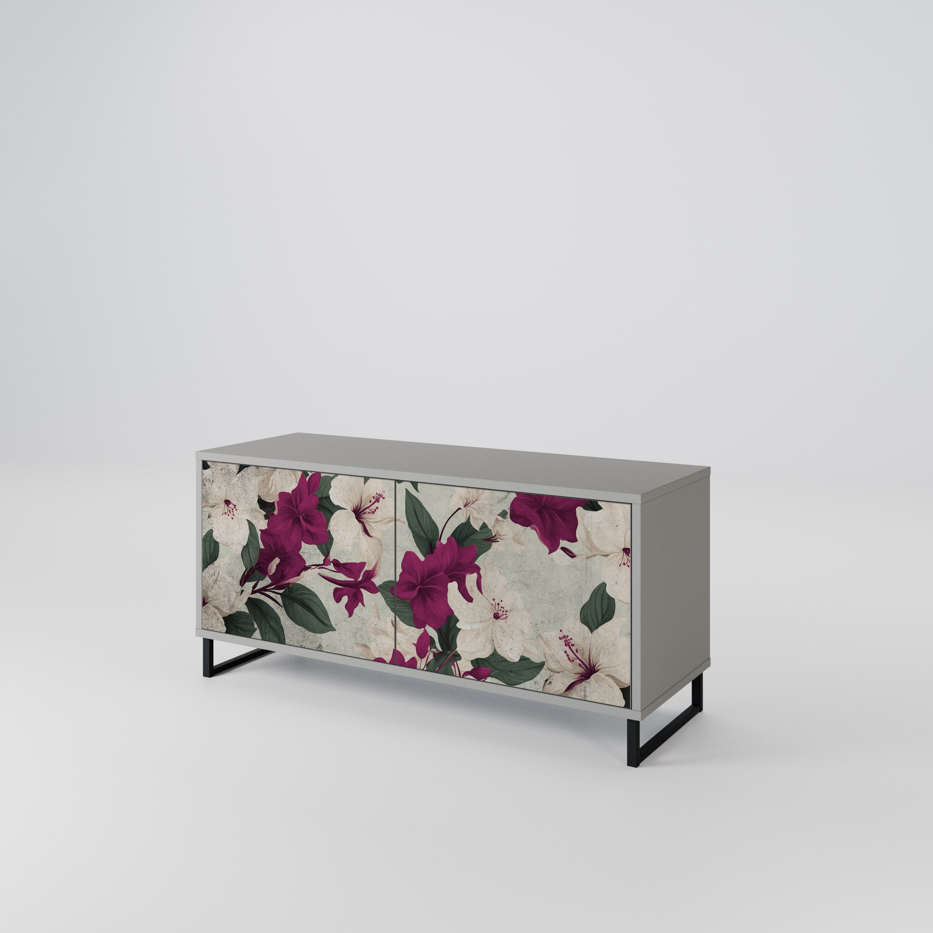 FLOWERET DREAM Mueble de TV Compacto de 2 puertas