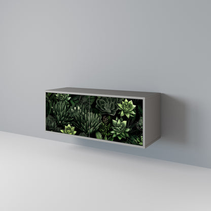 SUCCULENT JUNGLE Compact 2-Door TV Cabinet