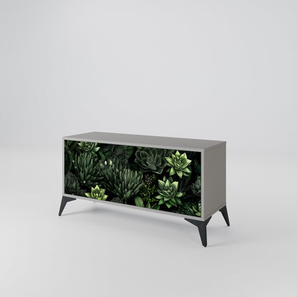 SUCCULENT JUNGLE Compact 2-Door TV Cabinet