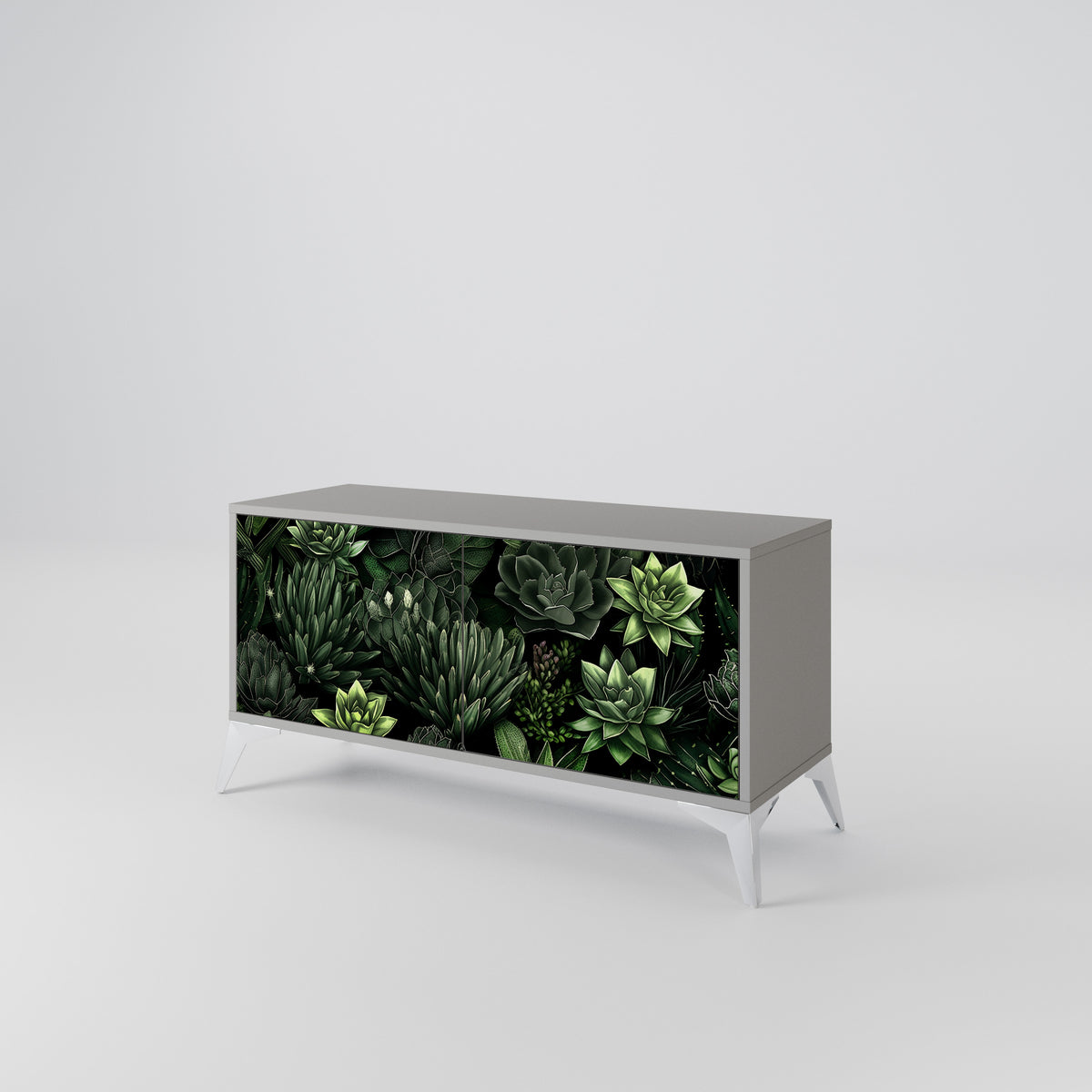 SUCCULENT JUNGLE Mueble de TV Compacto de 2 puertas