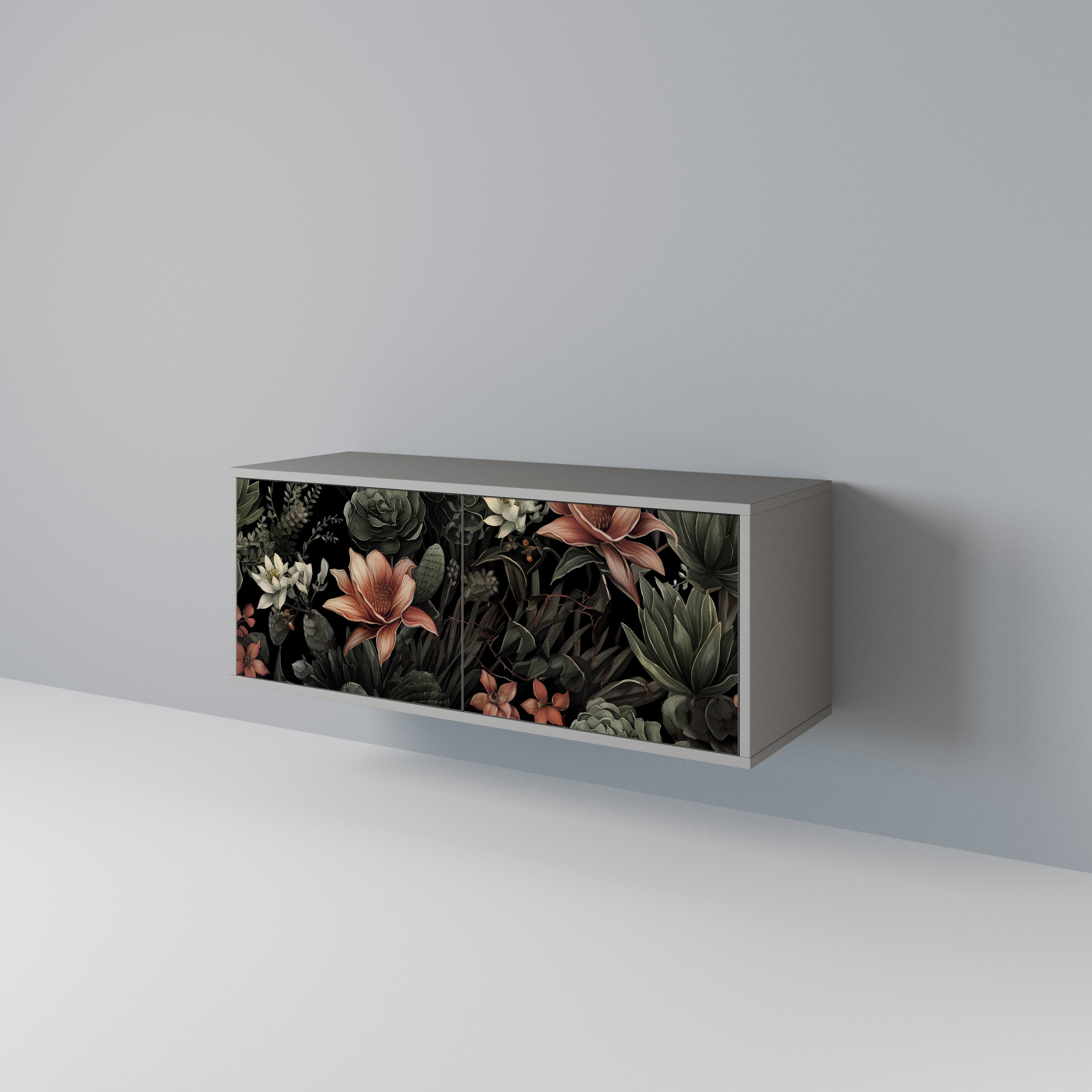 SECRET VERDURE Mueble de TV Compacto de 2 puertas