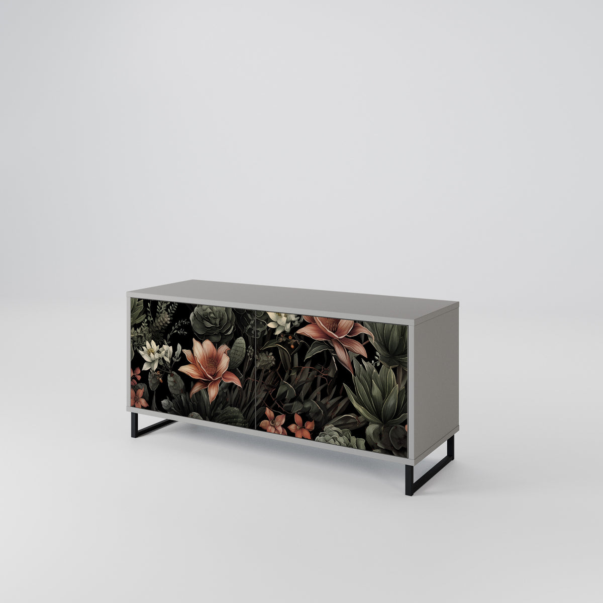SECRET VERDURE Mueble de TV Compacto de 2 puertas
