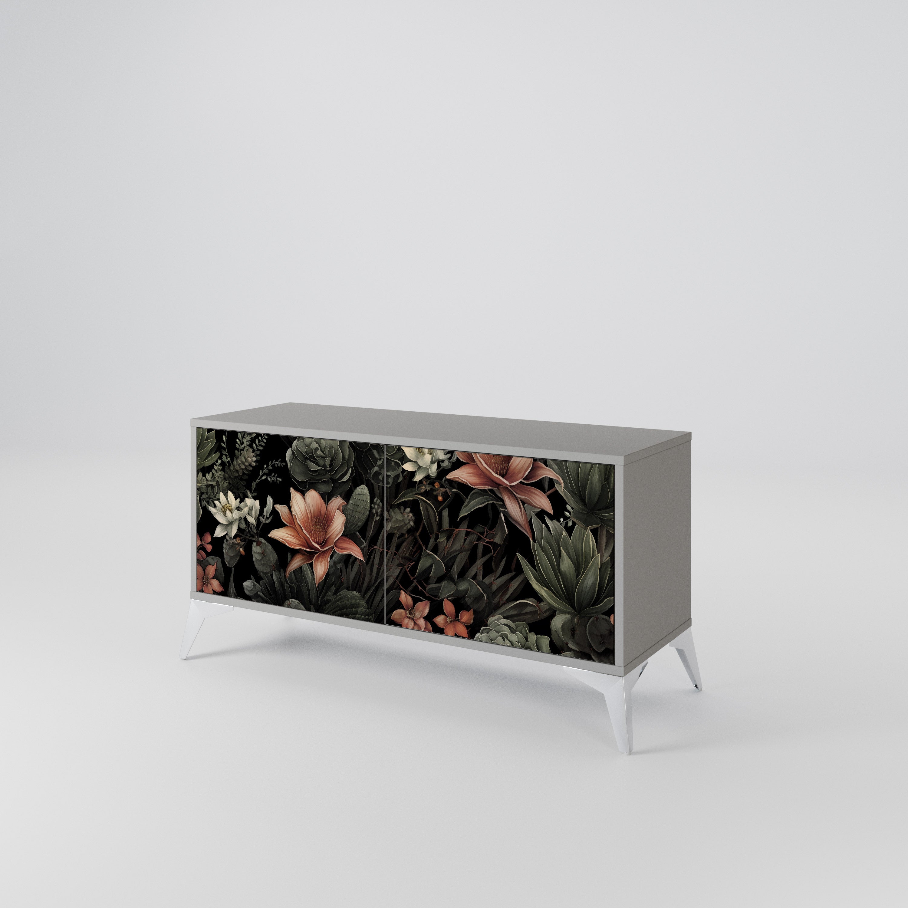SECRET VERDURE Mueble de TV Compacto de 2 puertas