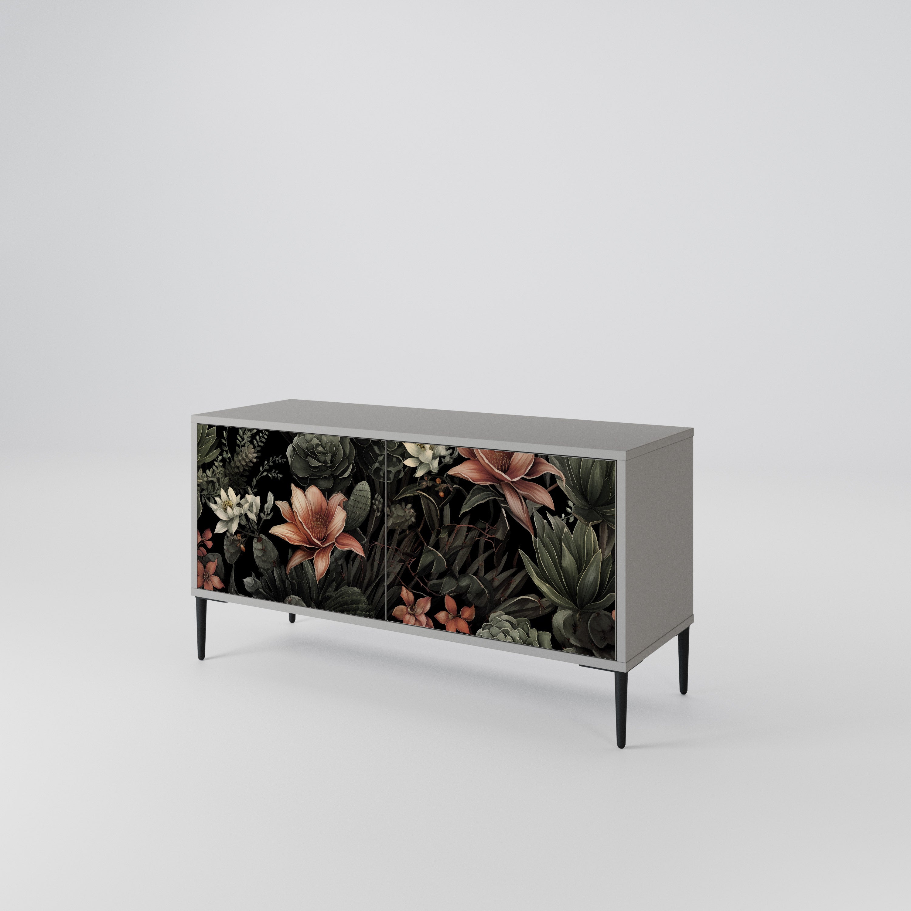 SECRET VERDURE Mueble de TV Compacto de 2 puertas