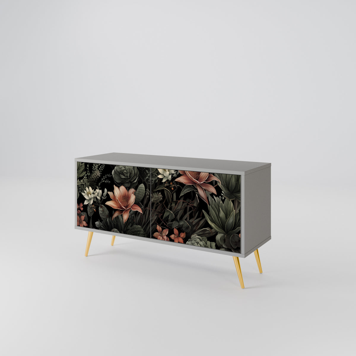 SECRET VERDURE Mueble de TV Compacto de 2 puertas