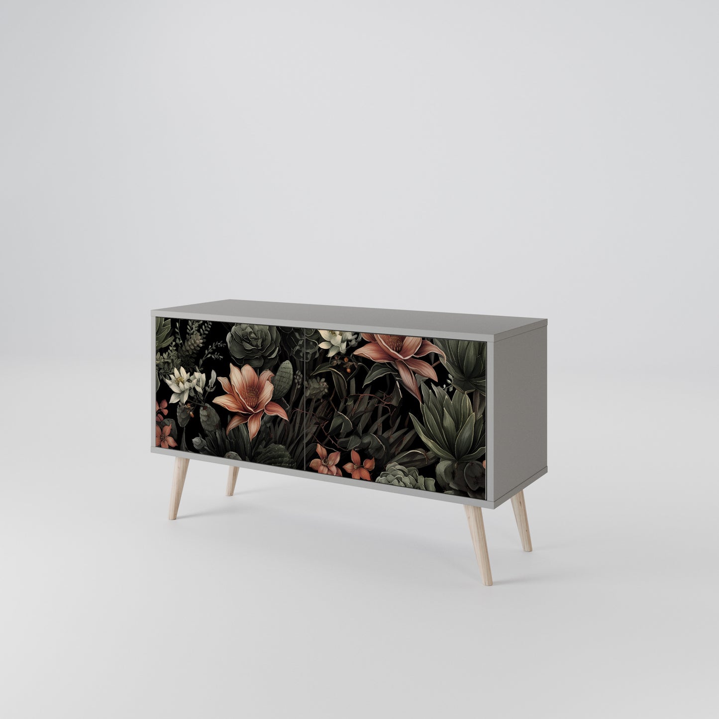 SECRET VERDURE Mueble de TV Compacto de 2 puertas