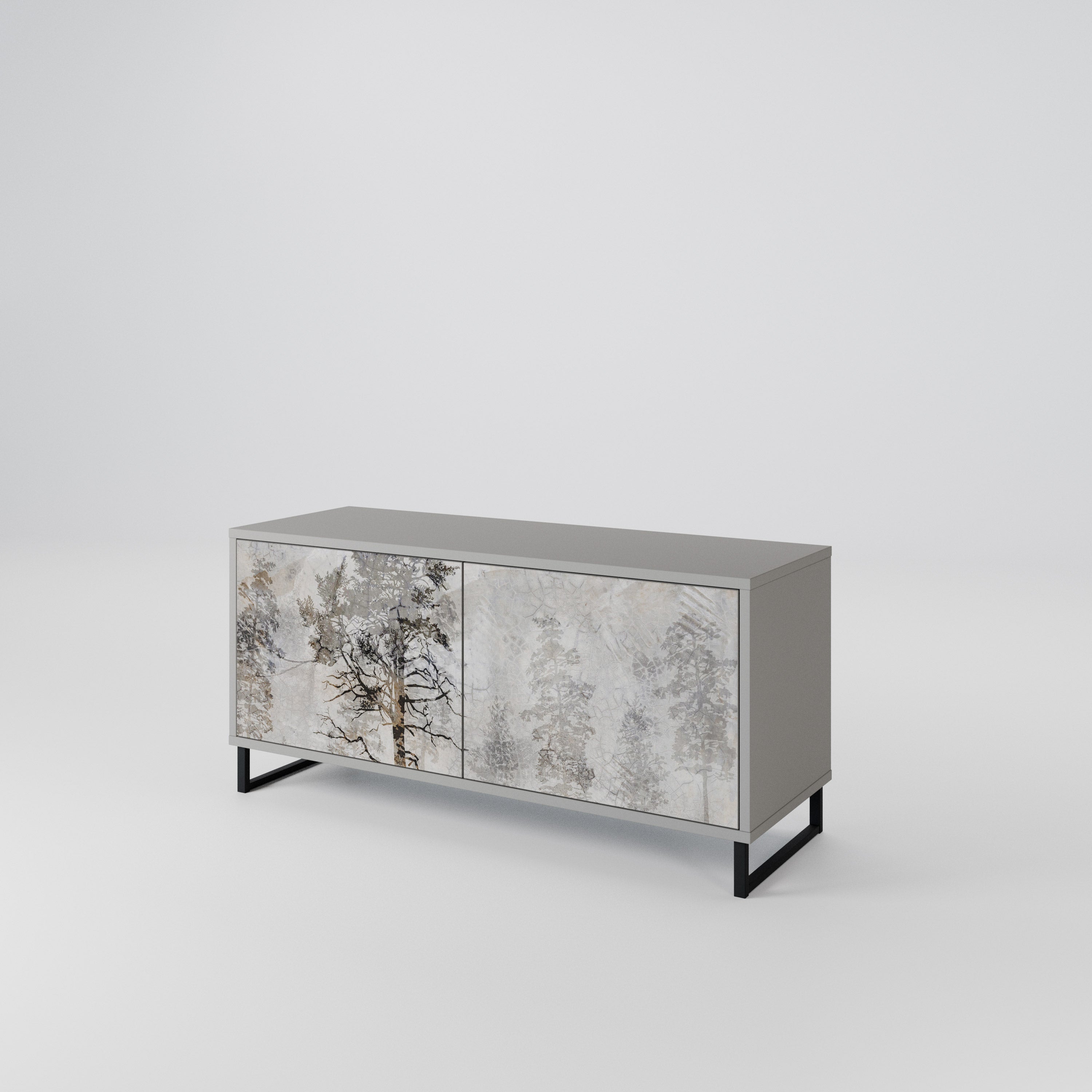 FADE IN THE TREES Mueble de TV Compacto de 2 puertas