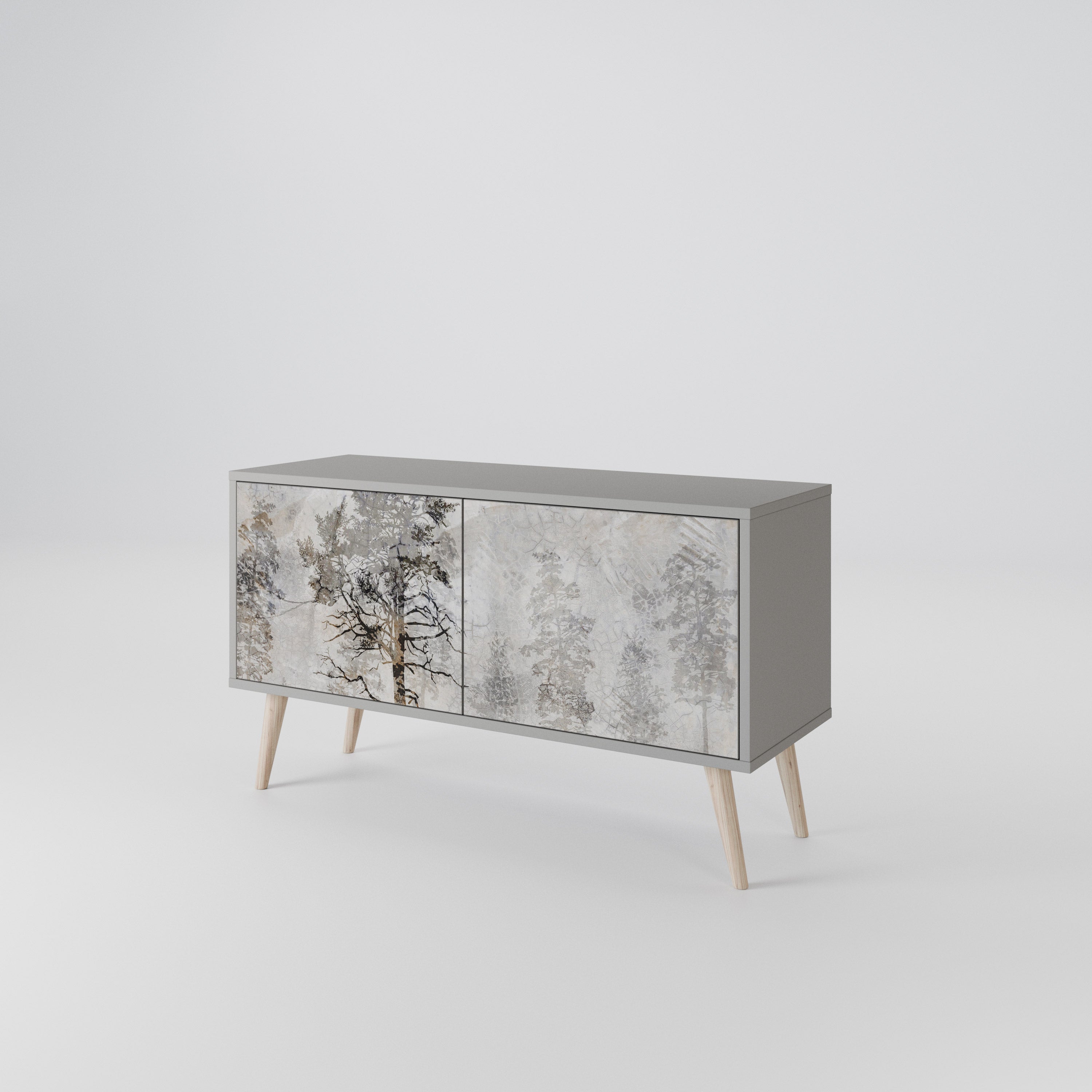 FADE IN THE TREES Mueble de TV Compacto de 2 puertas