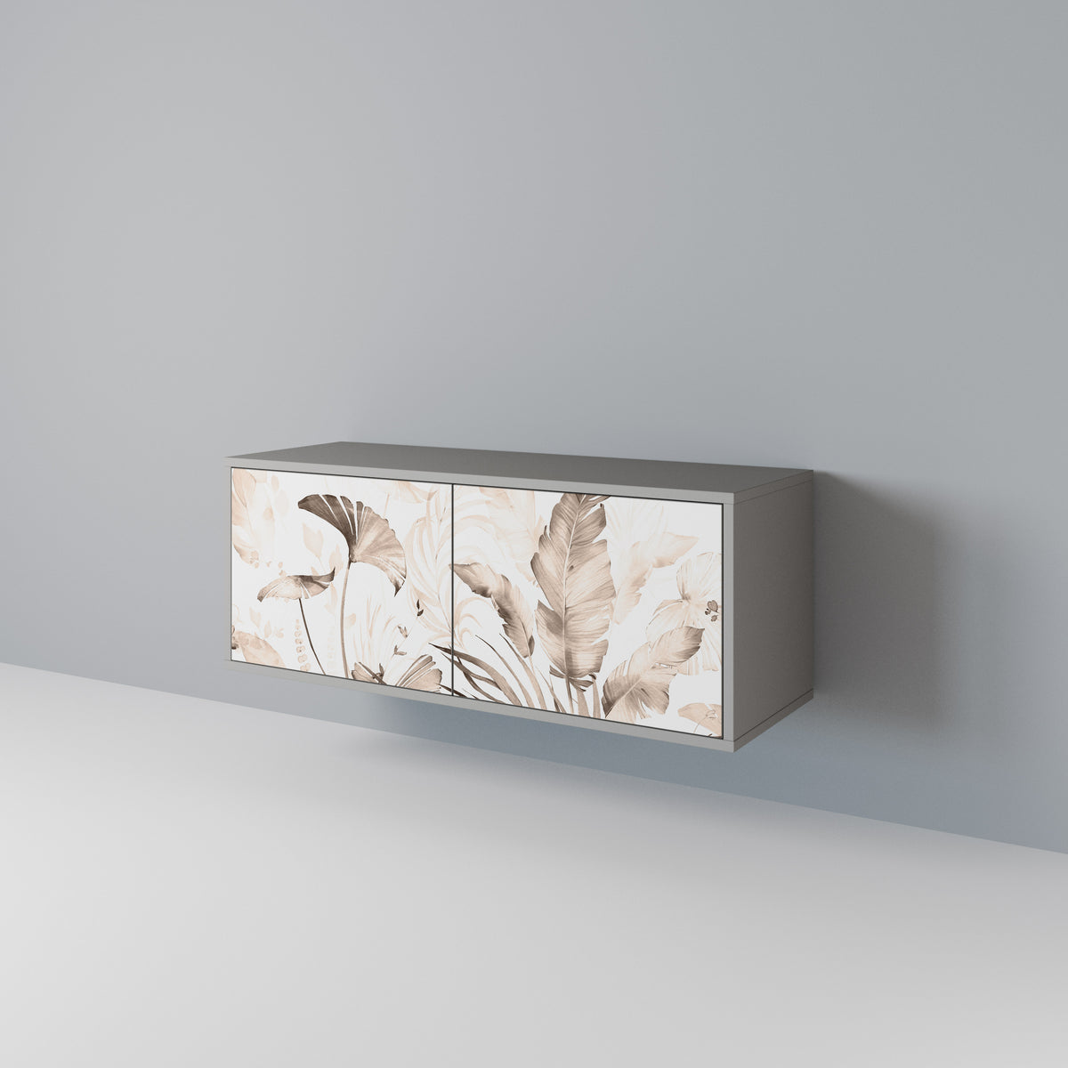WILD TENDERNESS Mueble de TV Compacto de 2 puertas