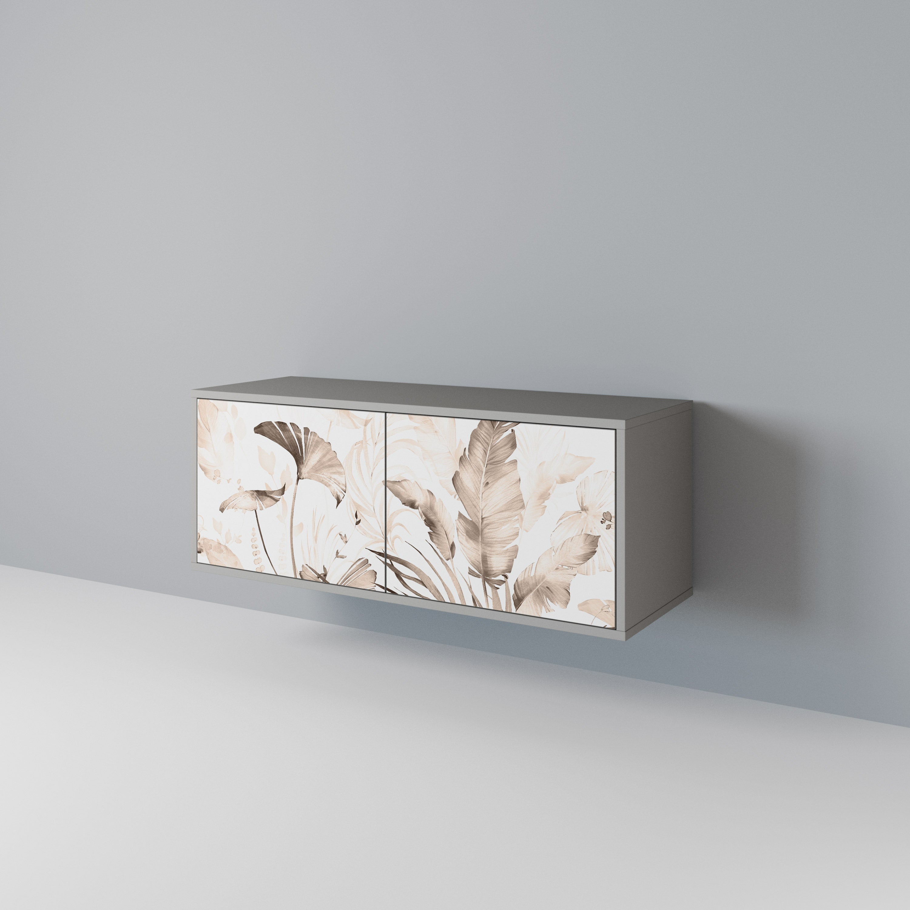 WILD TENDERNESS Mueble de TV Compacto de 2 puertas