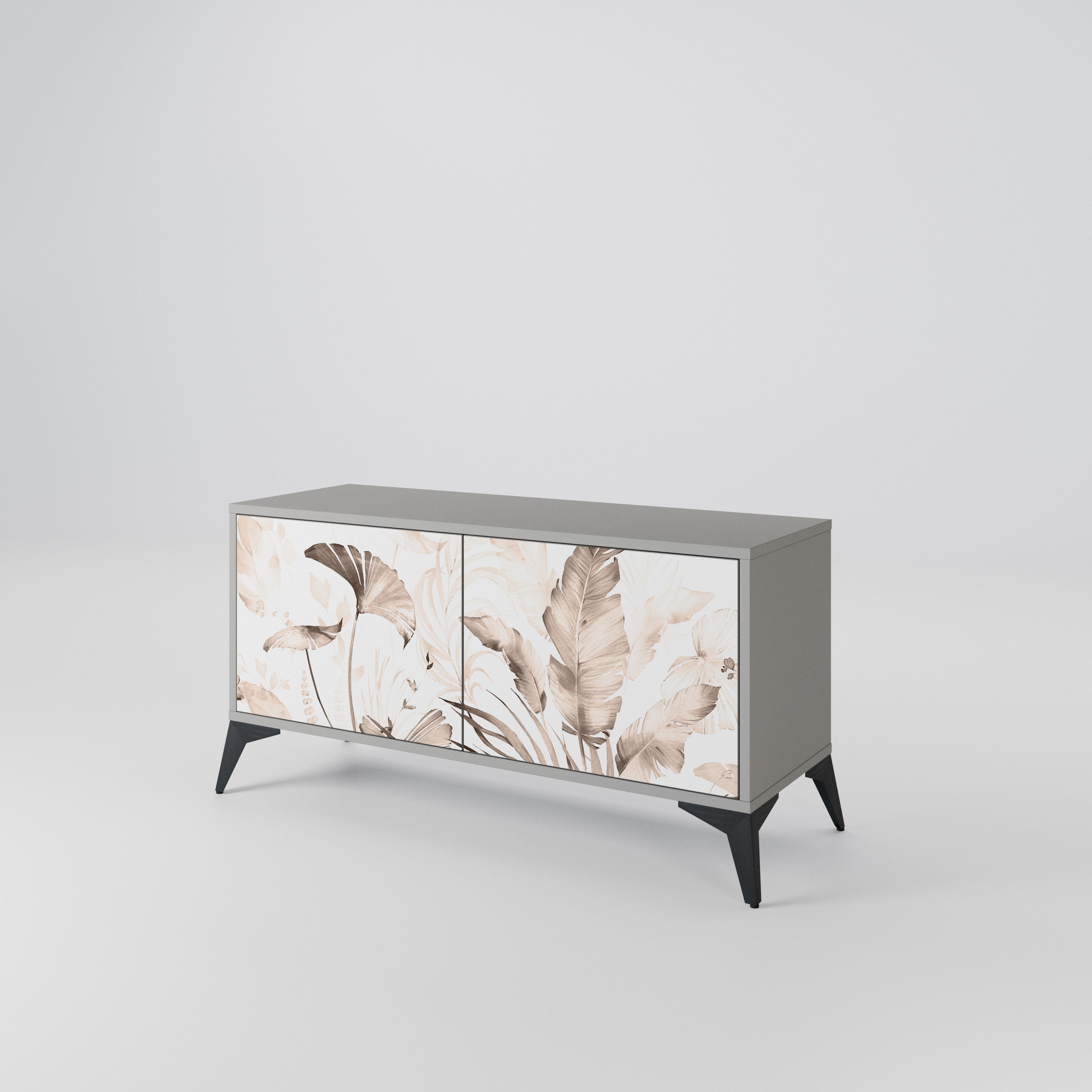 WILD TENDERNESS Mueble de TV Compacto de 2 puertas