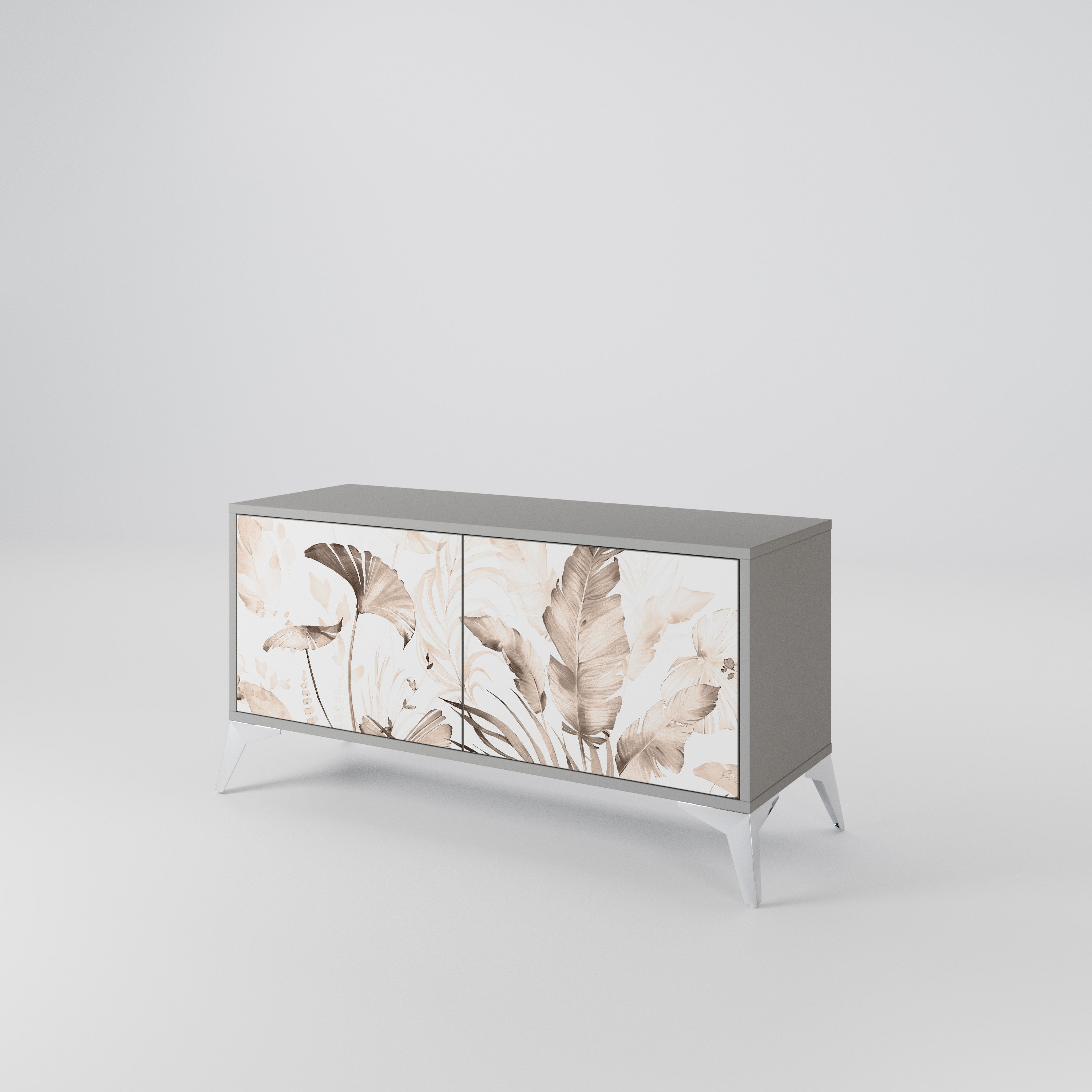 WILD TENDERNESS Mueble de TV Compacto de 2 puertas
