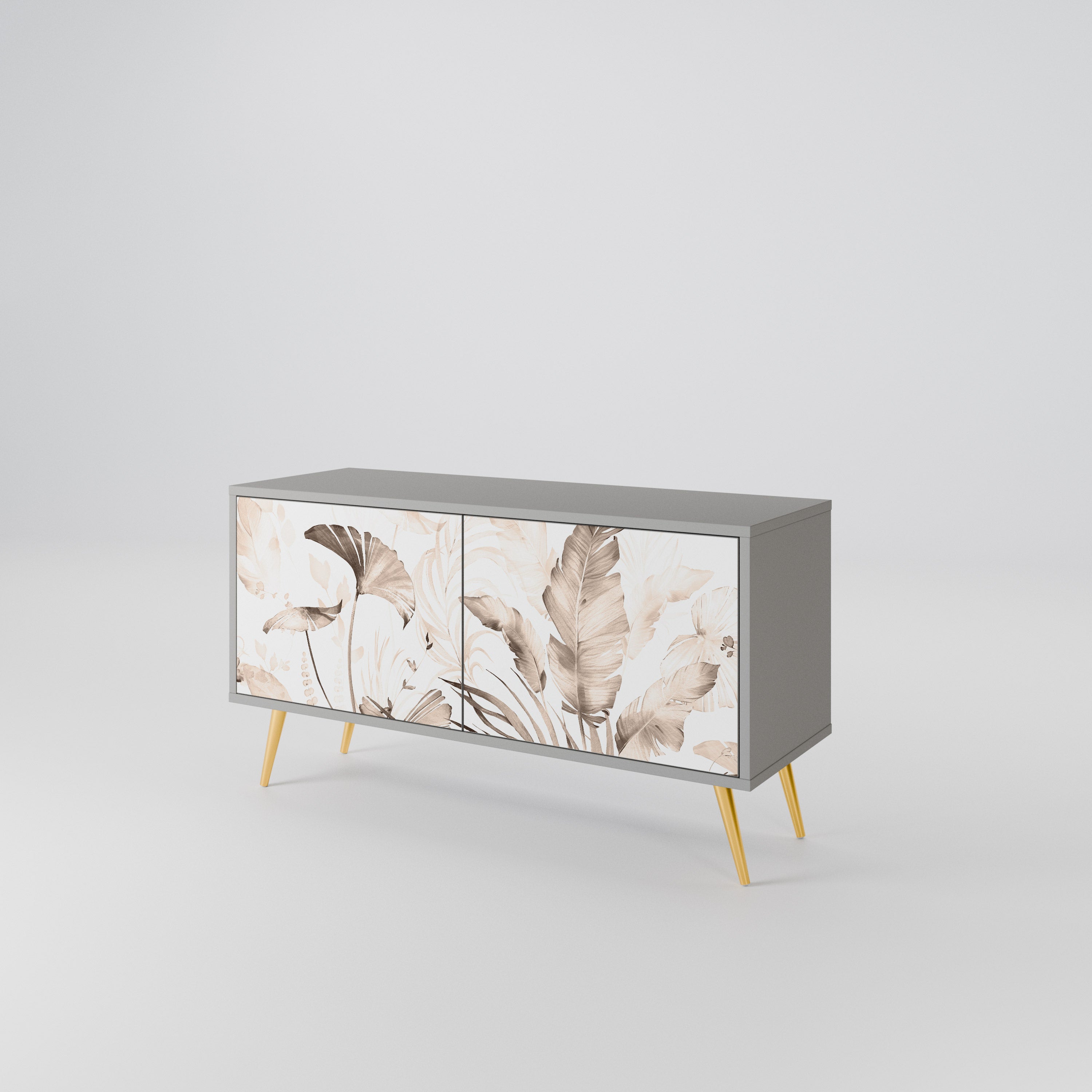WILD TENDERNESS Mueble de TV Compacto de 2 puertas