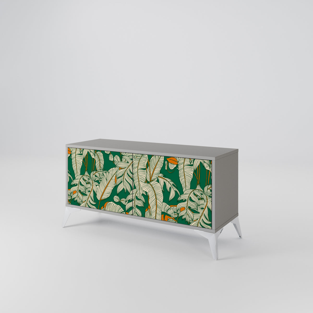 VERDANT PLEASURES Mueble de TV Compacto de 2 puertas