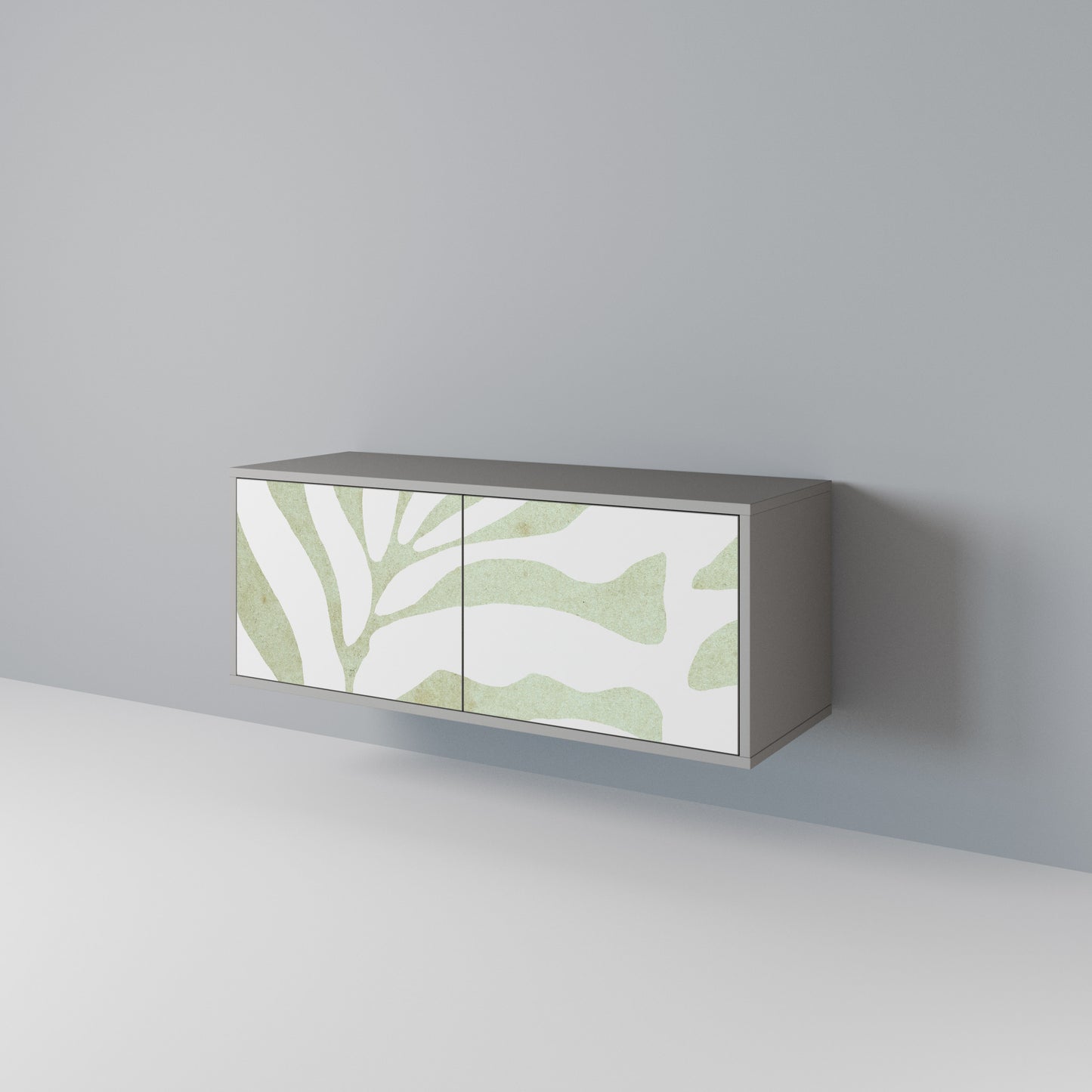 BOTANICAL SPARK Mueble de TV Compacto de 2 puertas