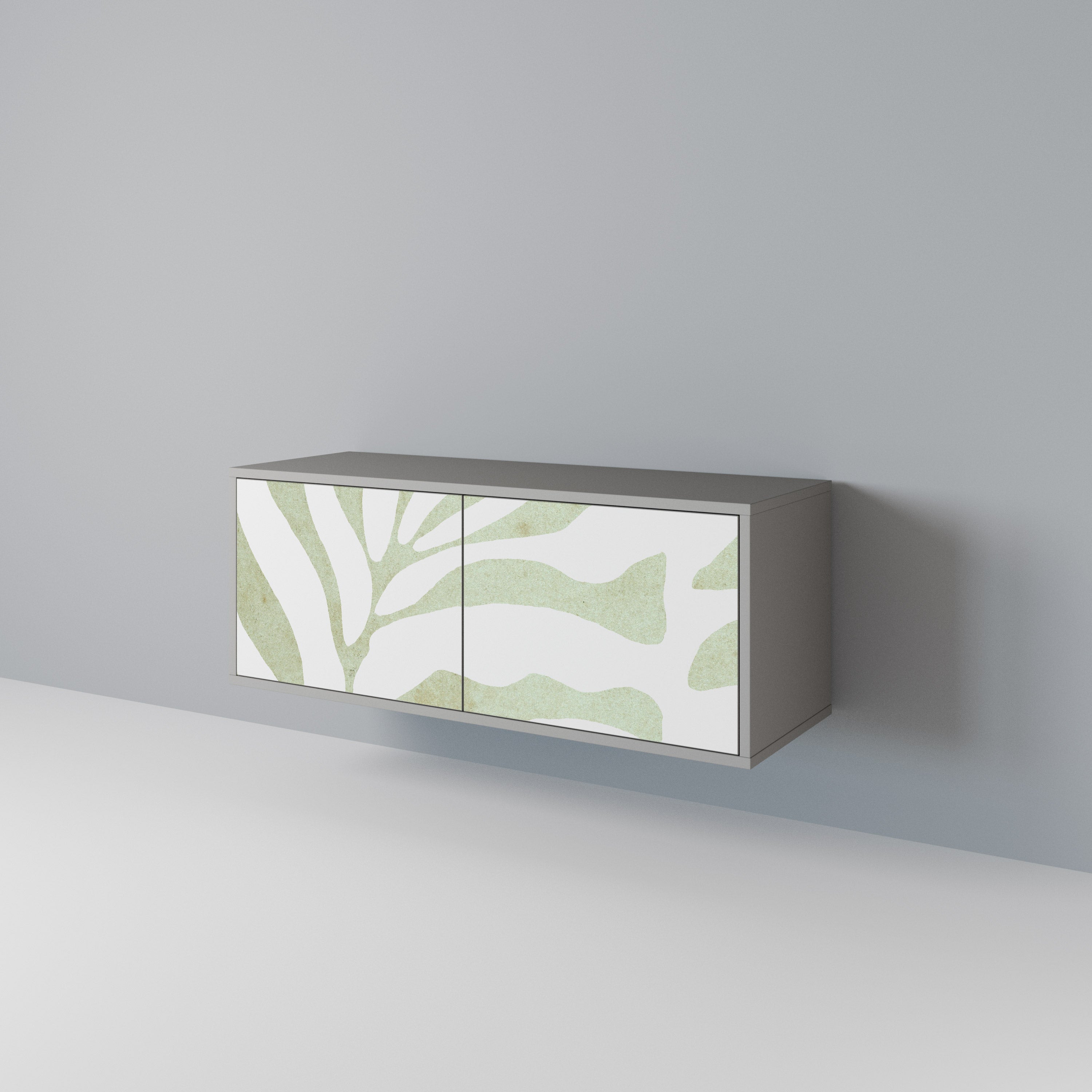 BOTANICAL SPARK Mueble de TV Compacto de 2 puertas