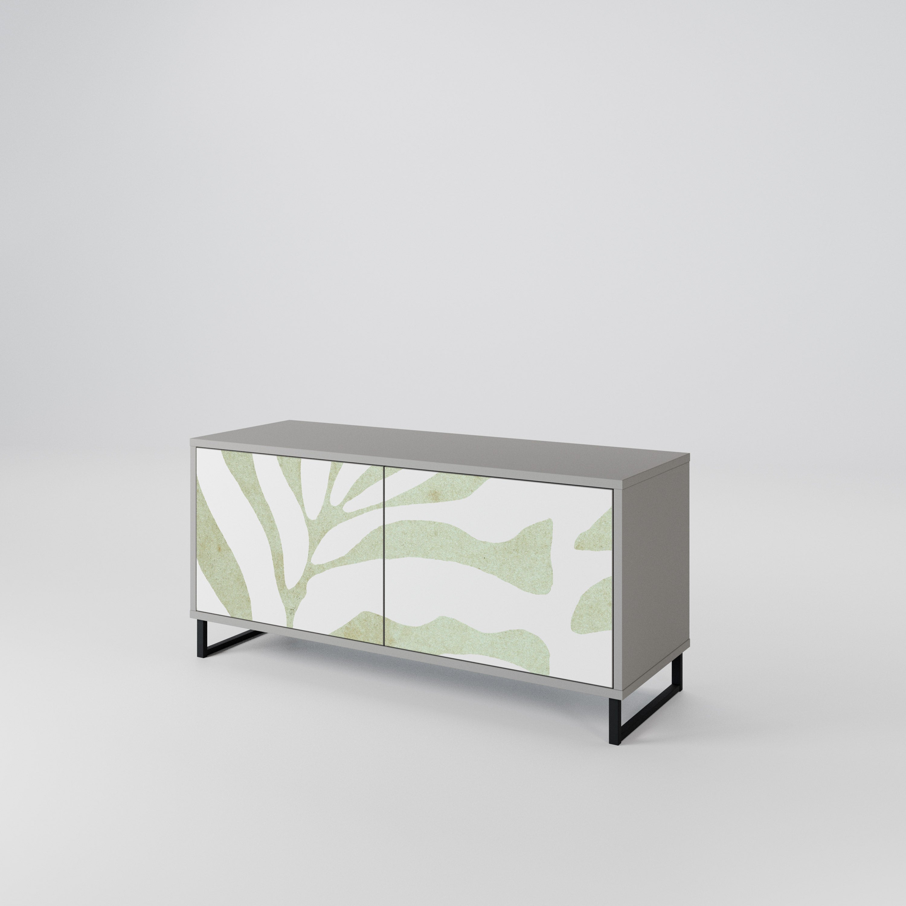 BOTANICAL SPARK Mueble de TV Compacto de 2 puertas