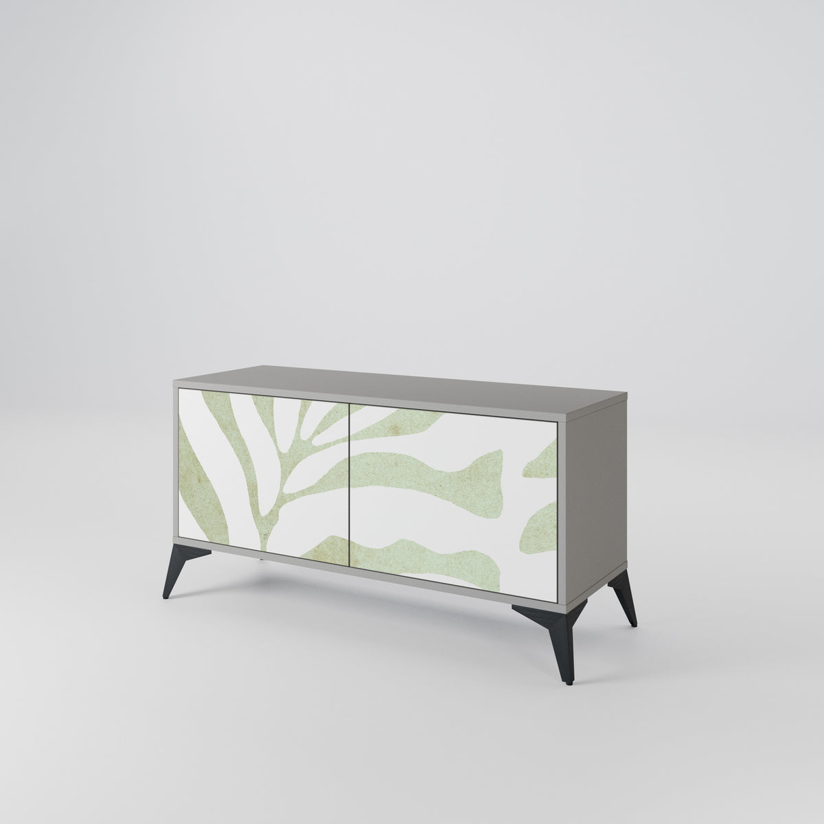 BOTANICAL SPARK Mueble de TV Compacto de 2 puertas