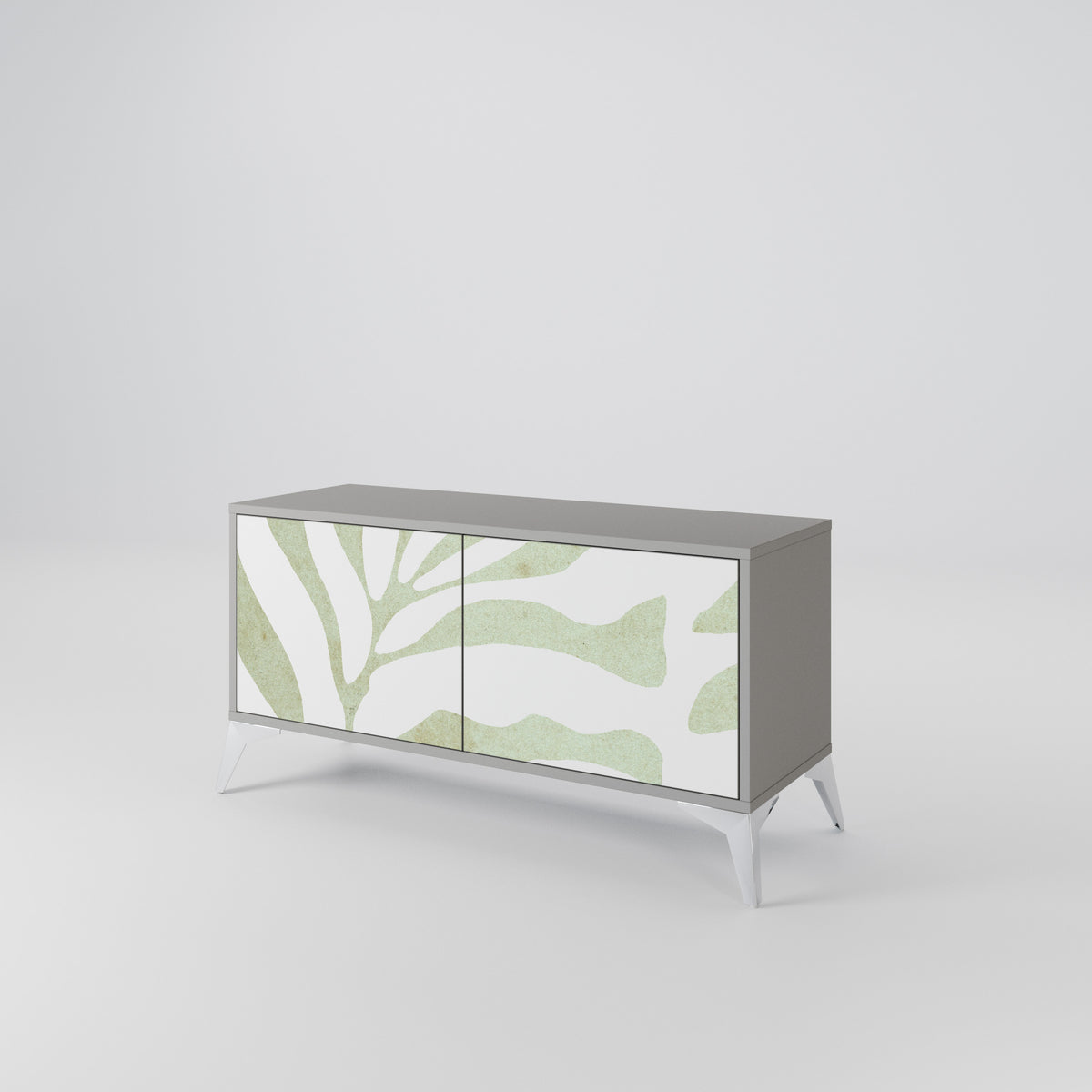 BOTANICAL SPARK Mueble de TV Compacto de 2 puertas