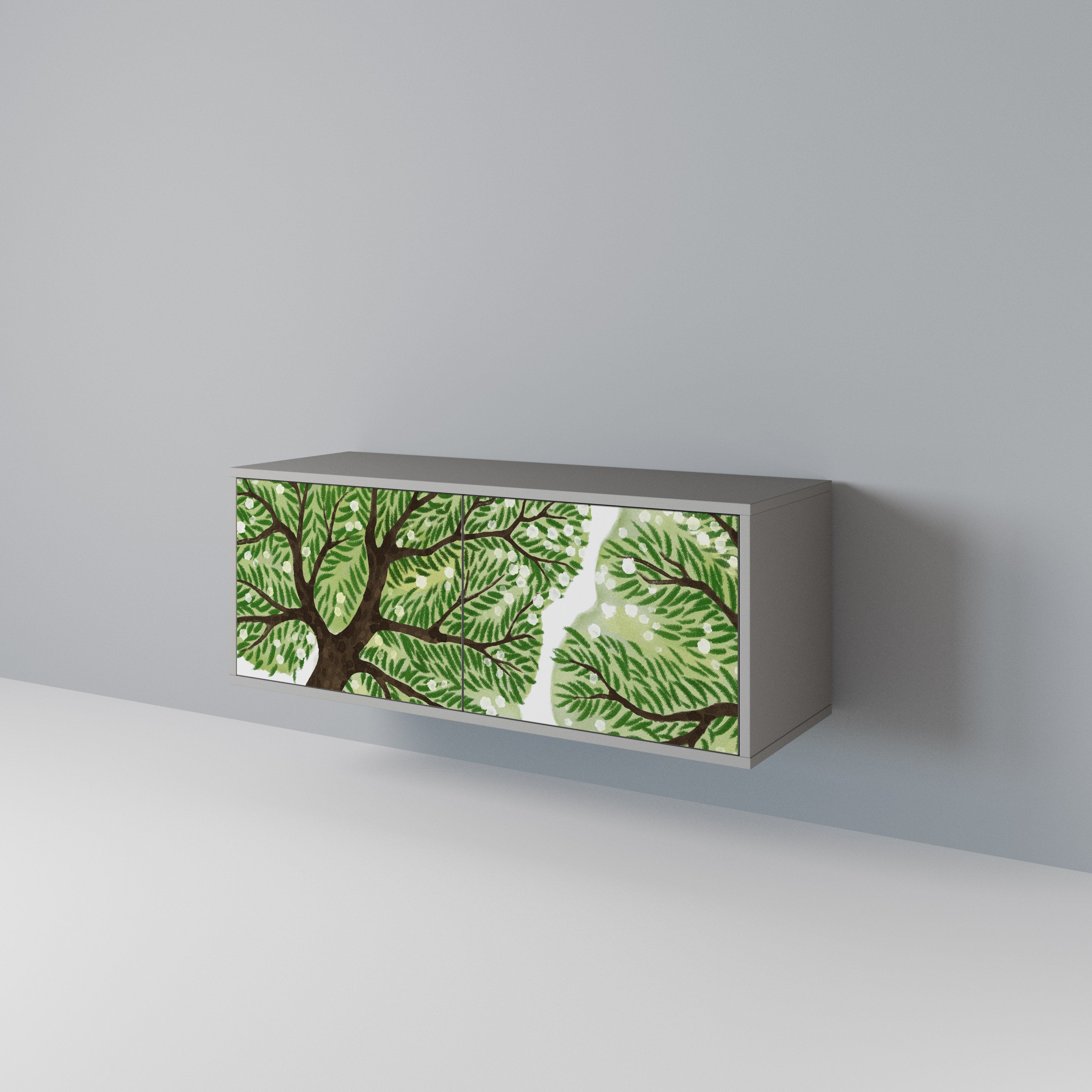 WILDERNESS DASH Mueble de TV Compacto de 2 puertas