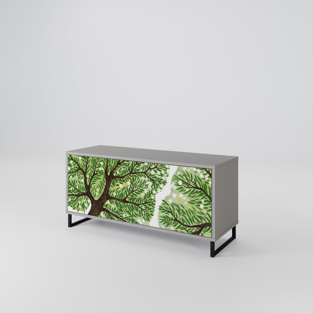 WILDERNESS DASH Mueble de TV Compacto de 2 puertas