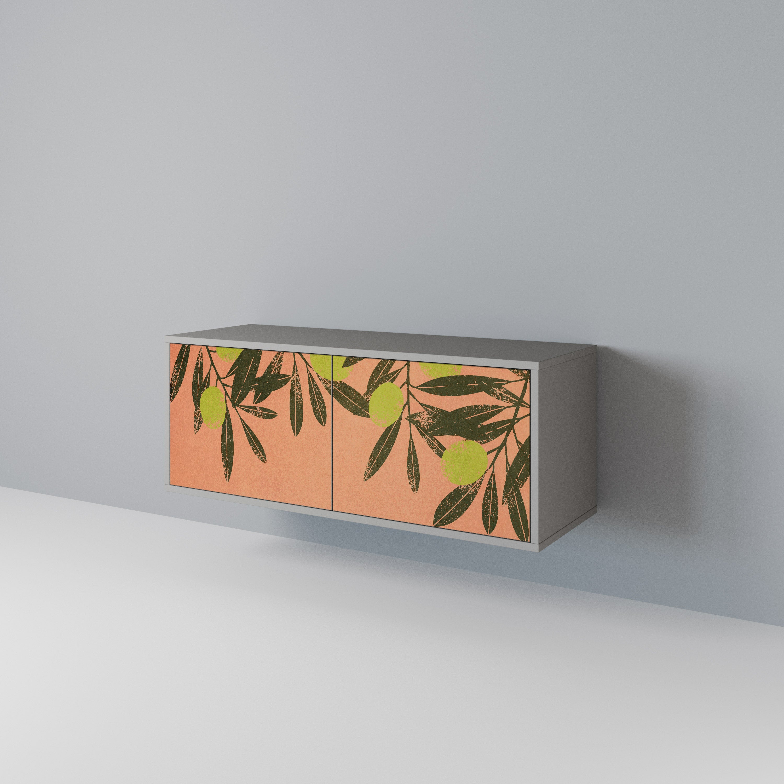 JUICY OLIVES Compact 2-Door TV Cabinet