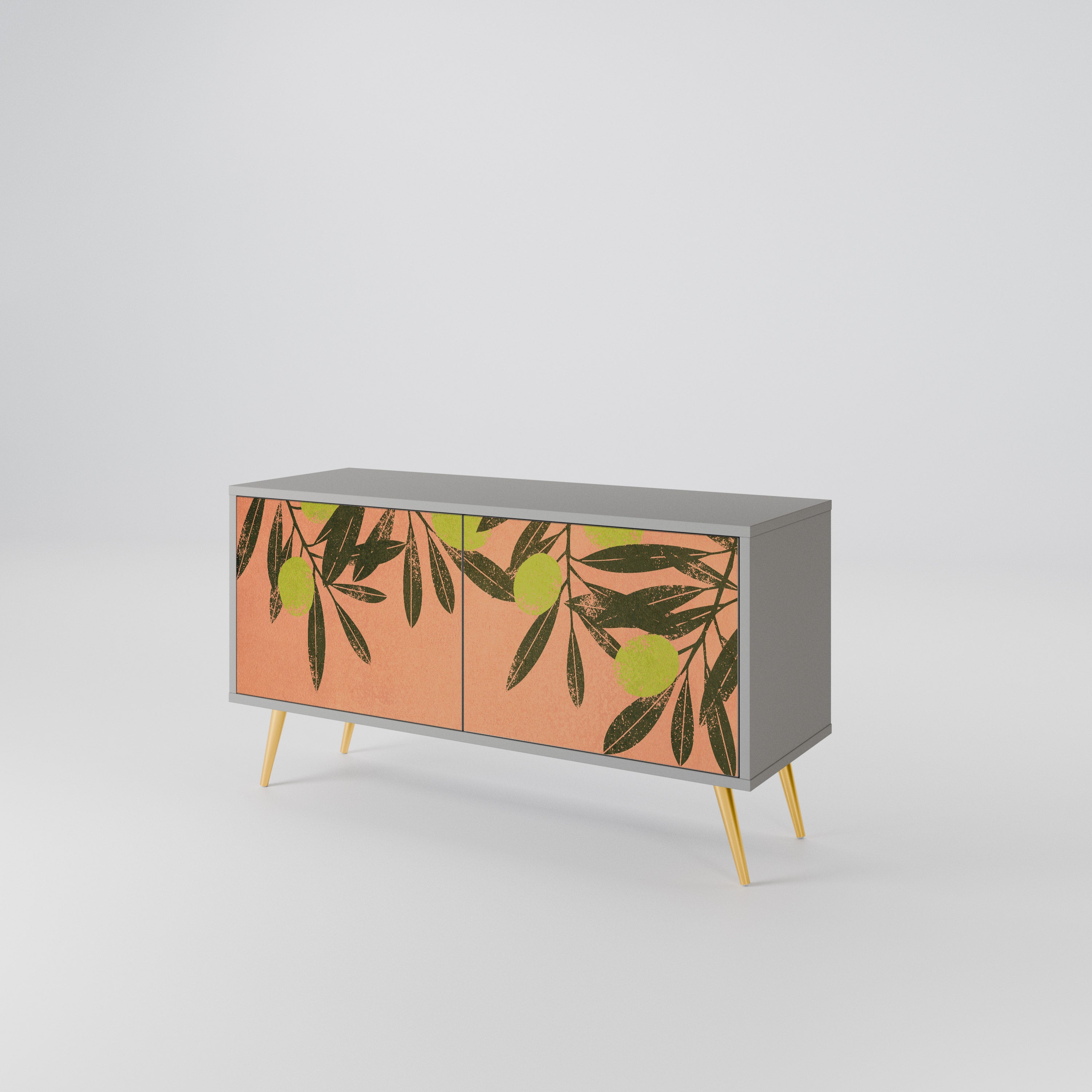 JUICY OLIVES Compact 2-Door TV Cabinet