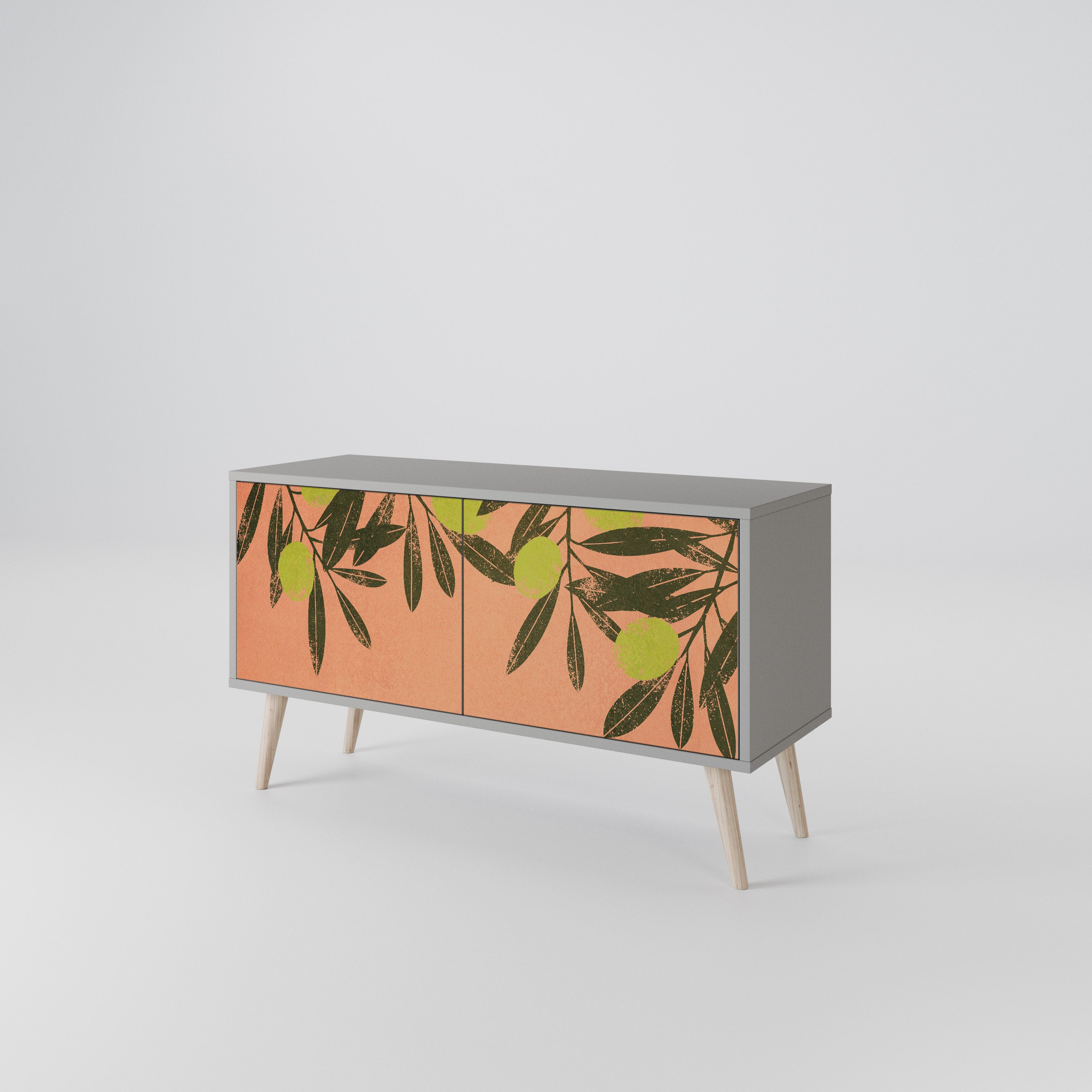 JUICY OLIVES Compact 2-Door TV Cabinet