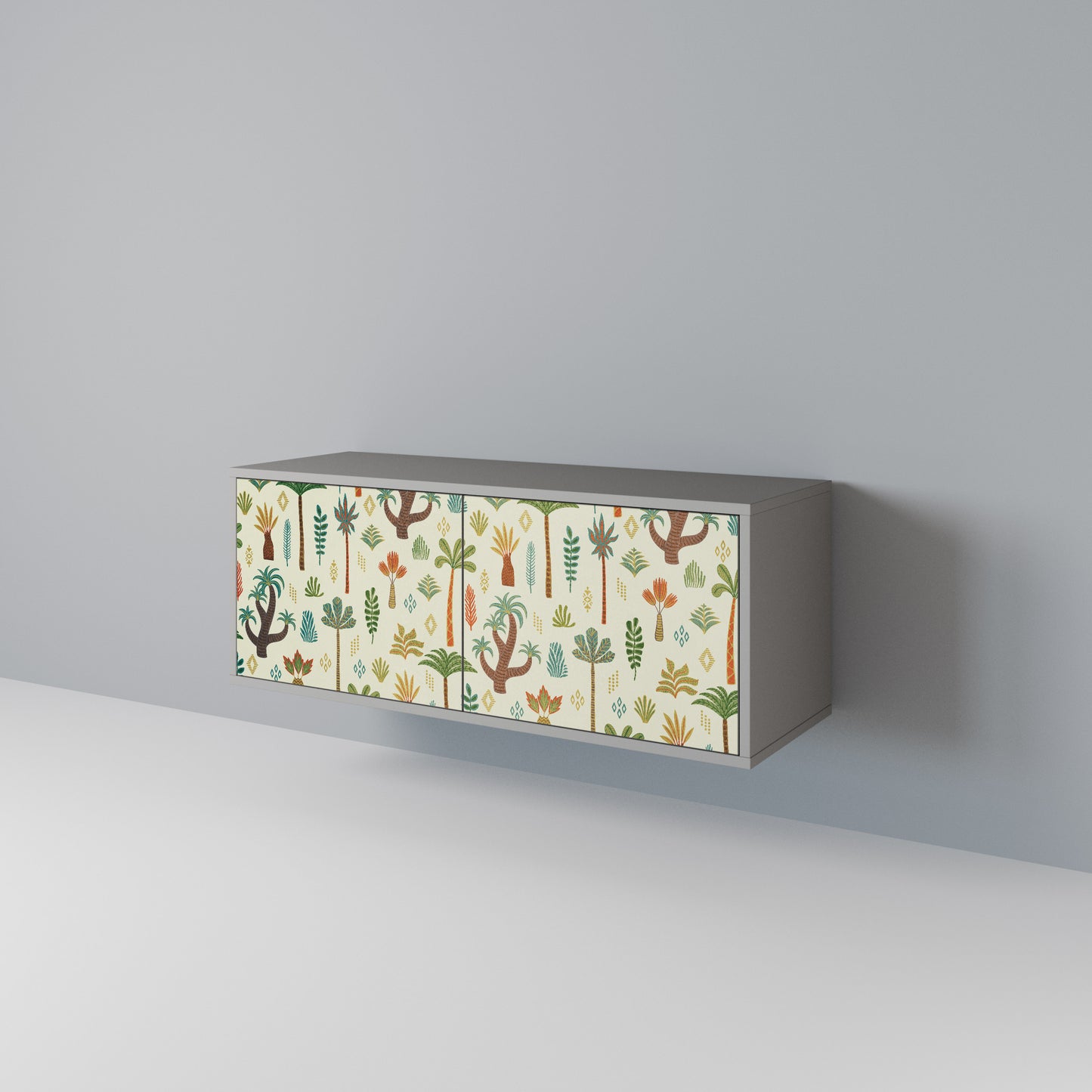 PALM SPRING Mueble de TV Compacto de 2 puertas