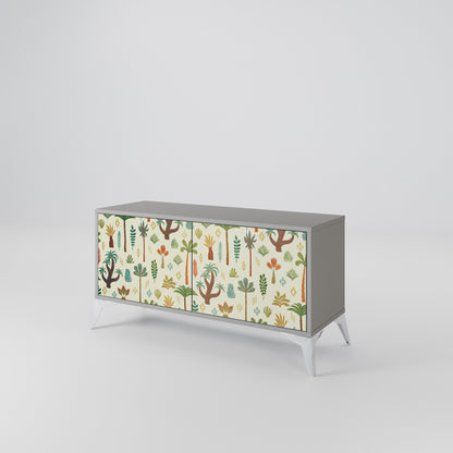 PALM SPRING Mueble de TV Compacto de 2 puertas