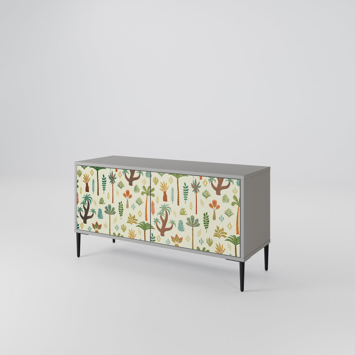 PALM SPRING Mueble de TV Compacto de 2 puertas