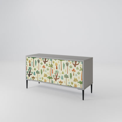 PALM SPRING Mueble de TV Compacto de 2 puertas