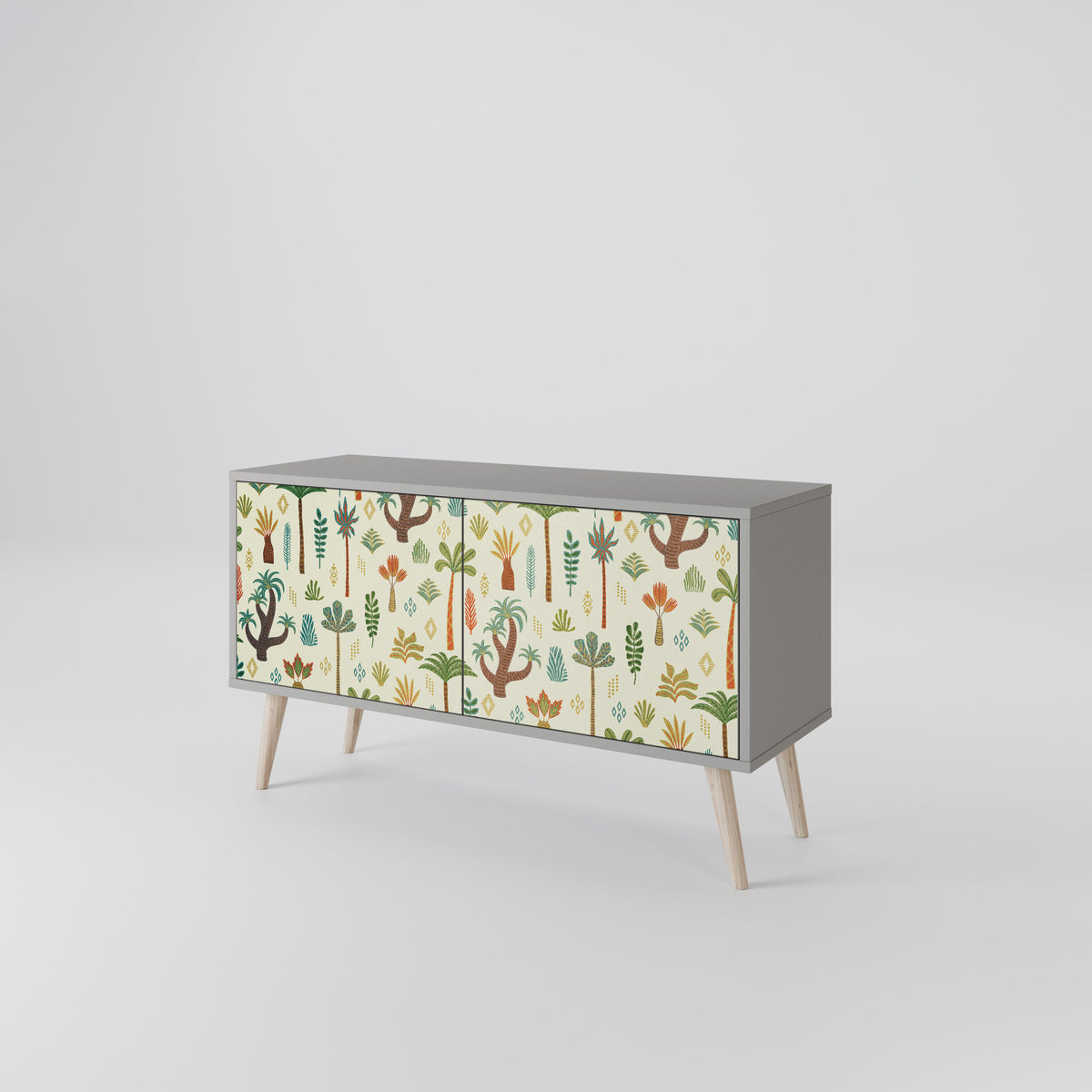 PALM SPRING Mueble de TV Compacto de 2 puertas