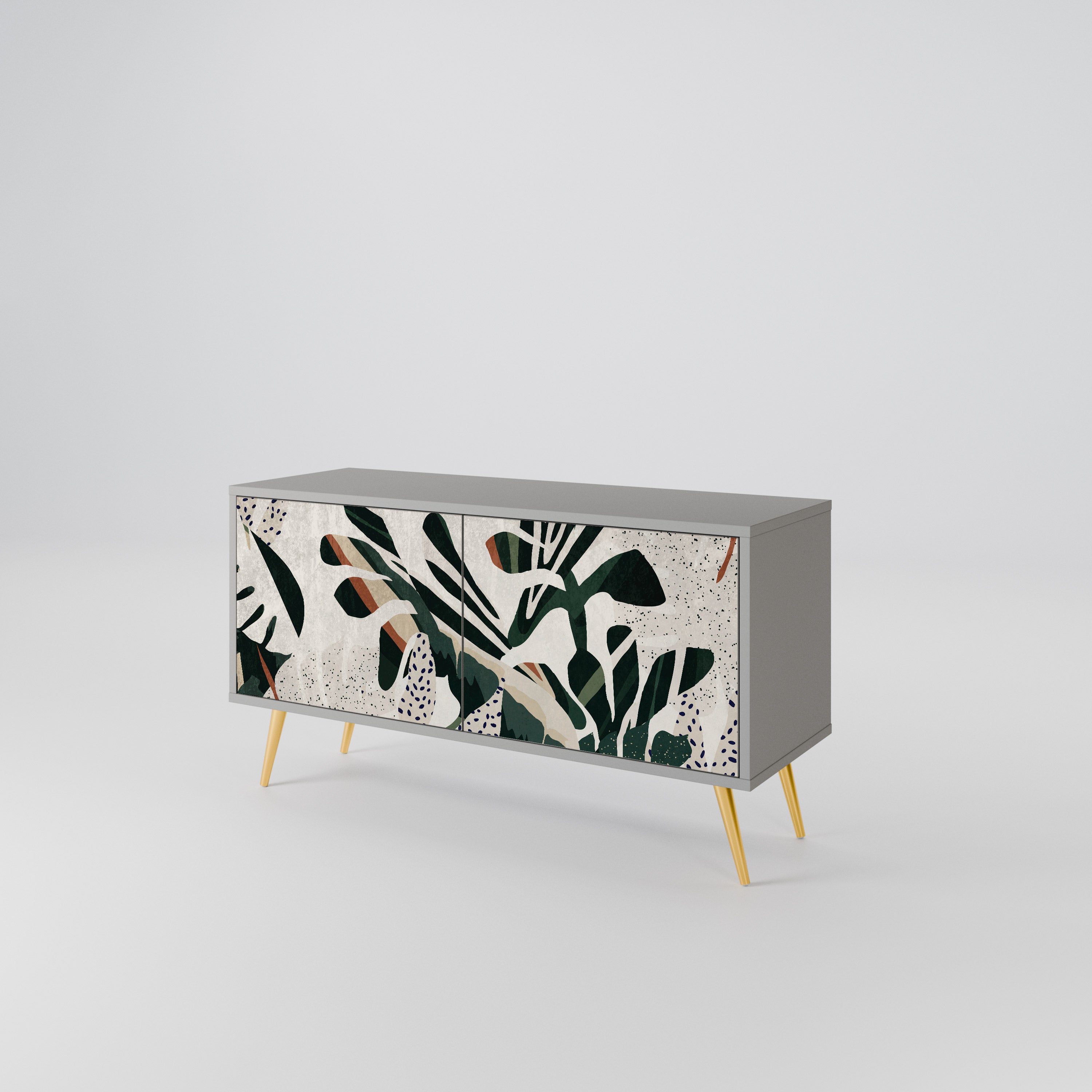 VERDURE FORMATION Compact 2-Door TV Cabinet